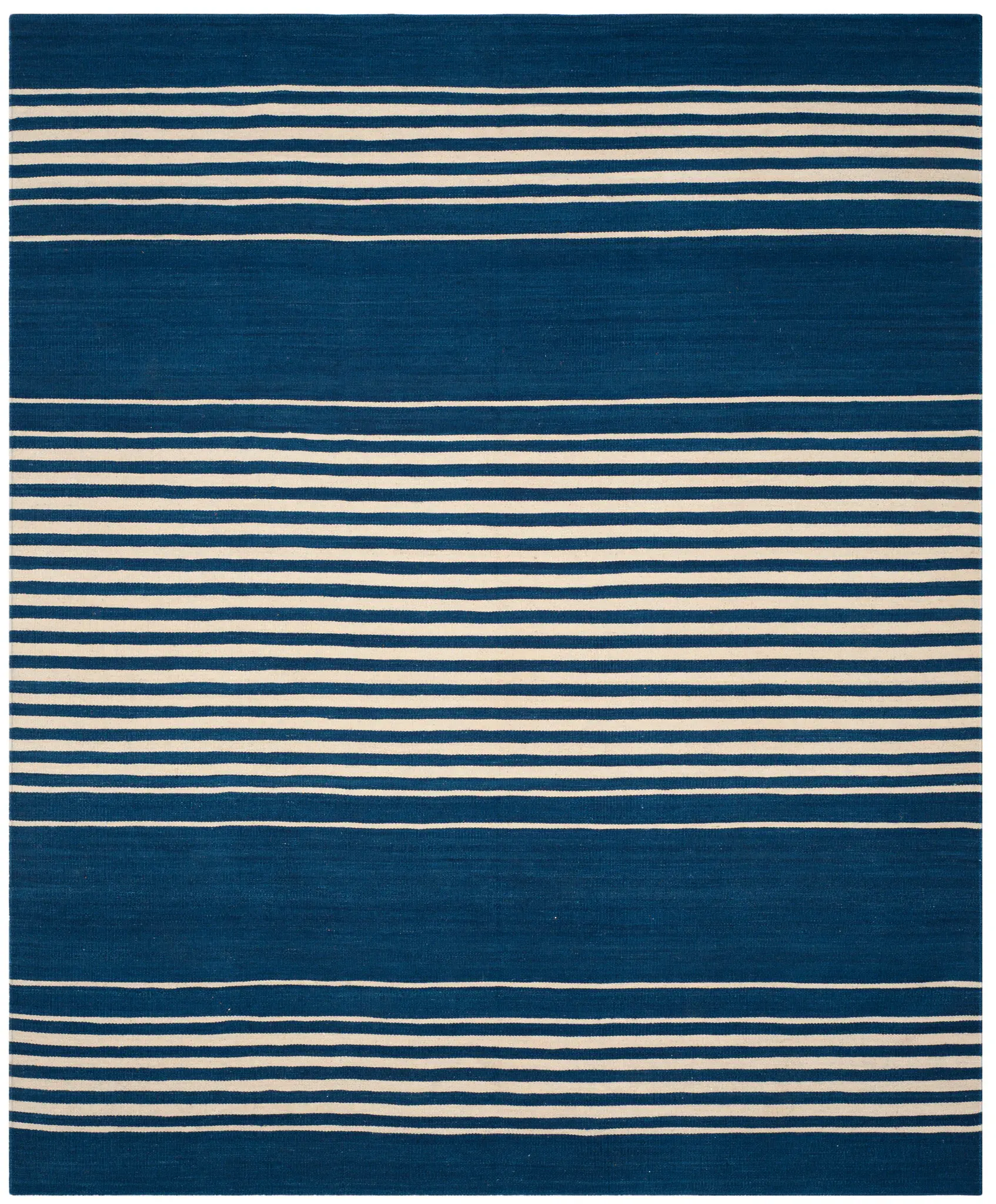 Ralph Lauren Bluff Point Stripe Hand-Woven Wool Rug