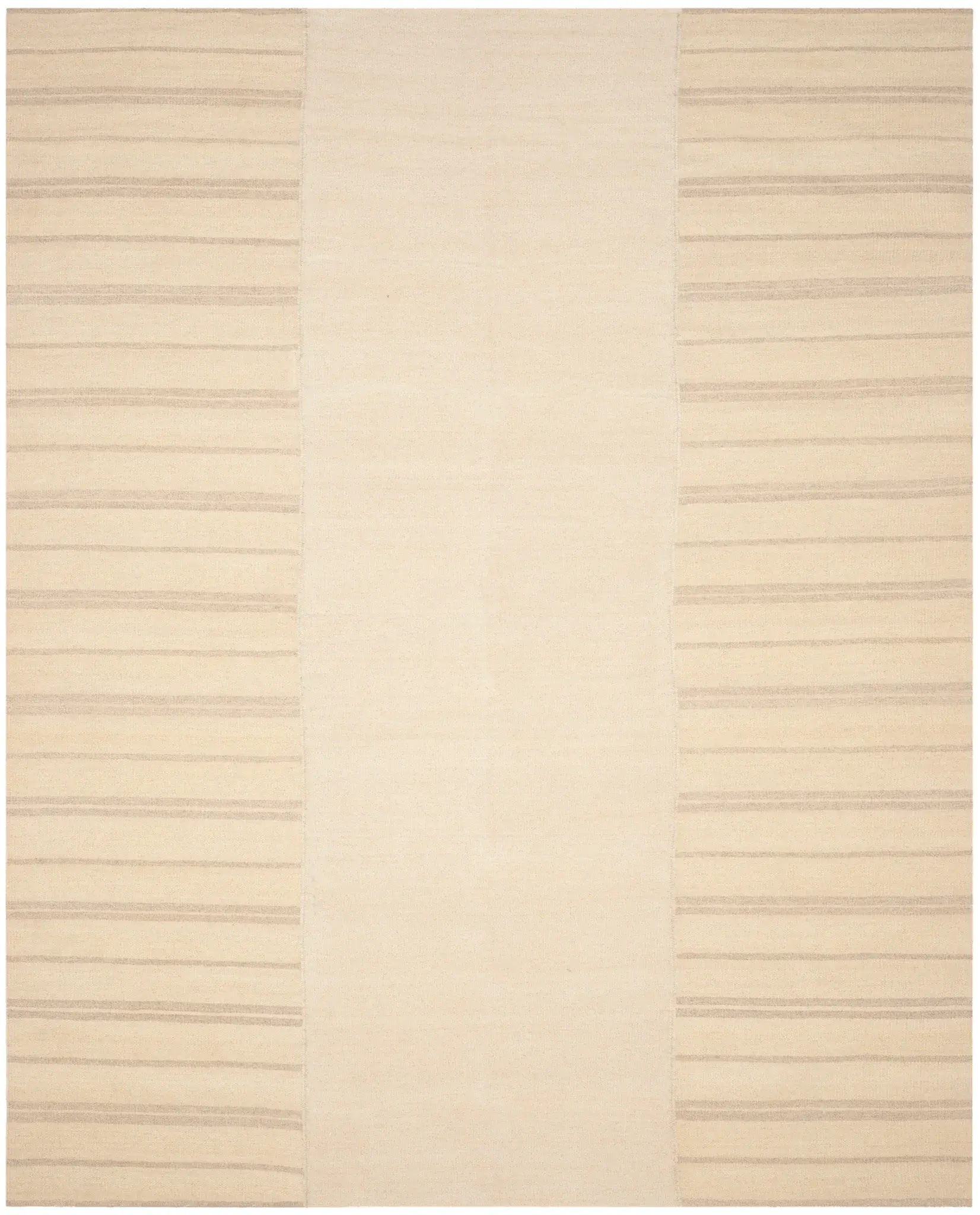 Ralph Lauren Brett Stripe Patch Hand-Woven Wool Rug