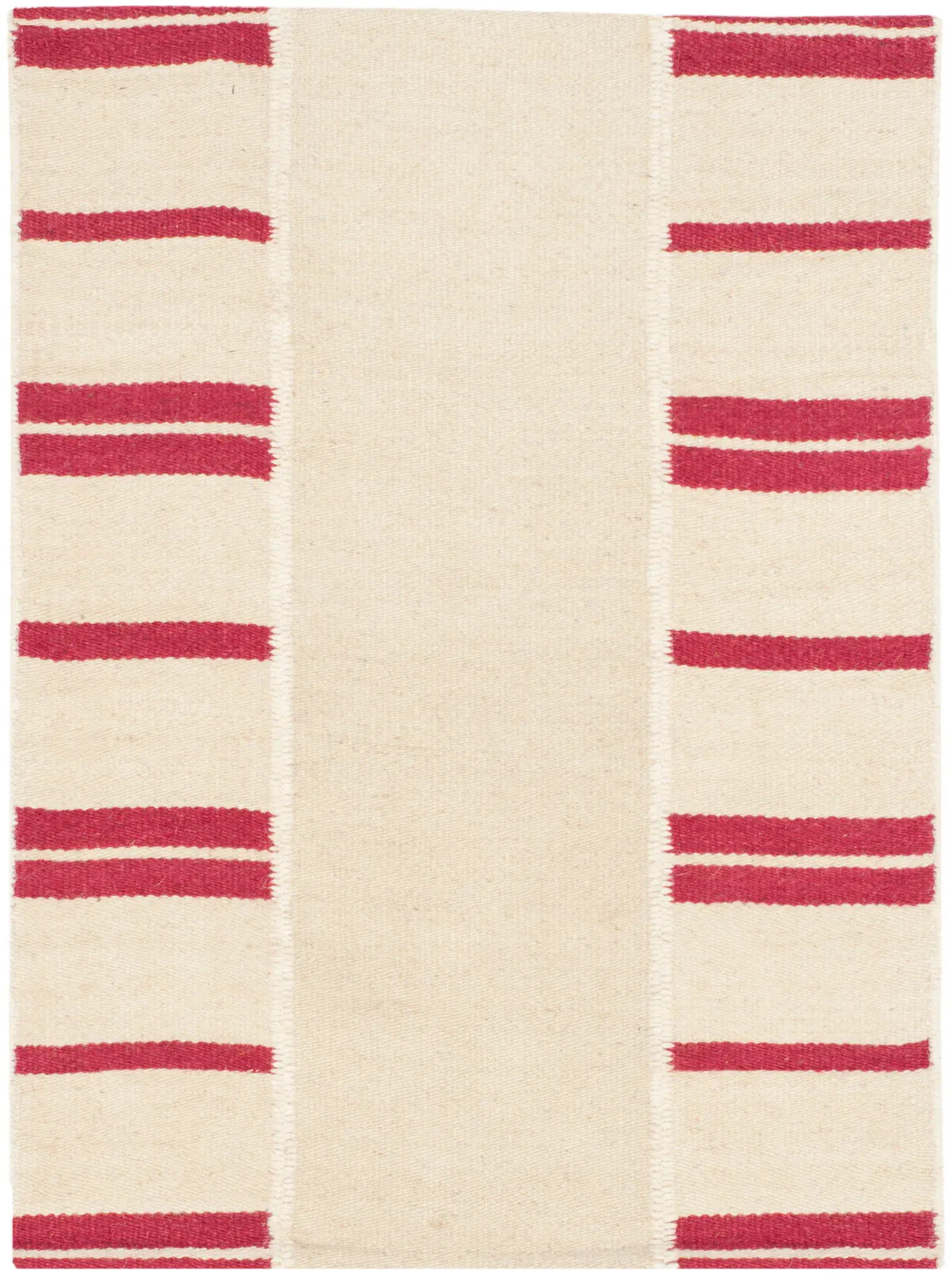 Ralph Lauren Brett Stripe Patch Hand-Woven Wool Rug