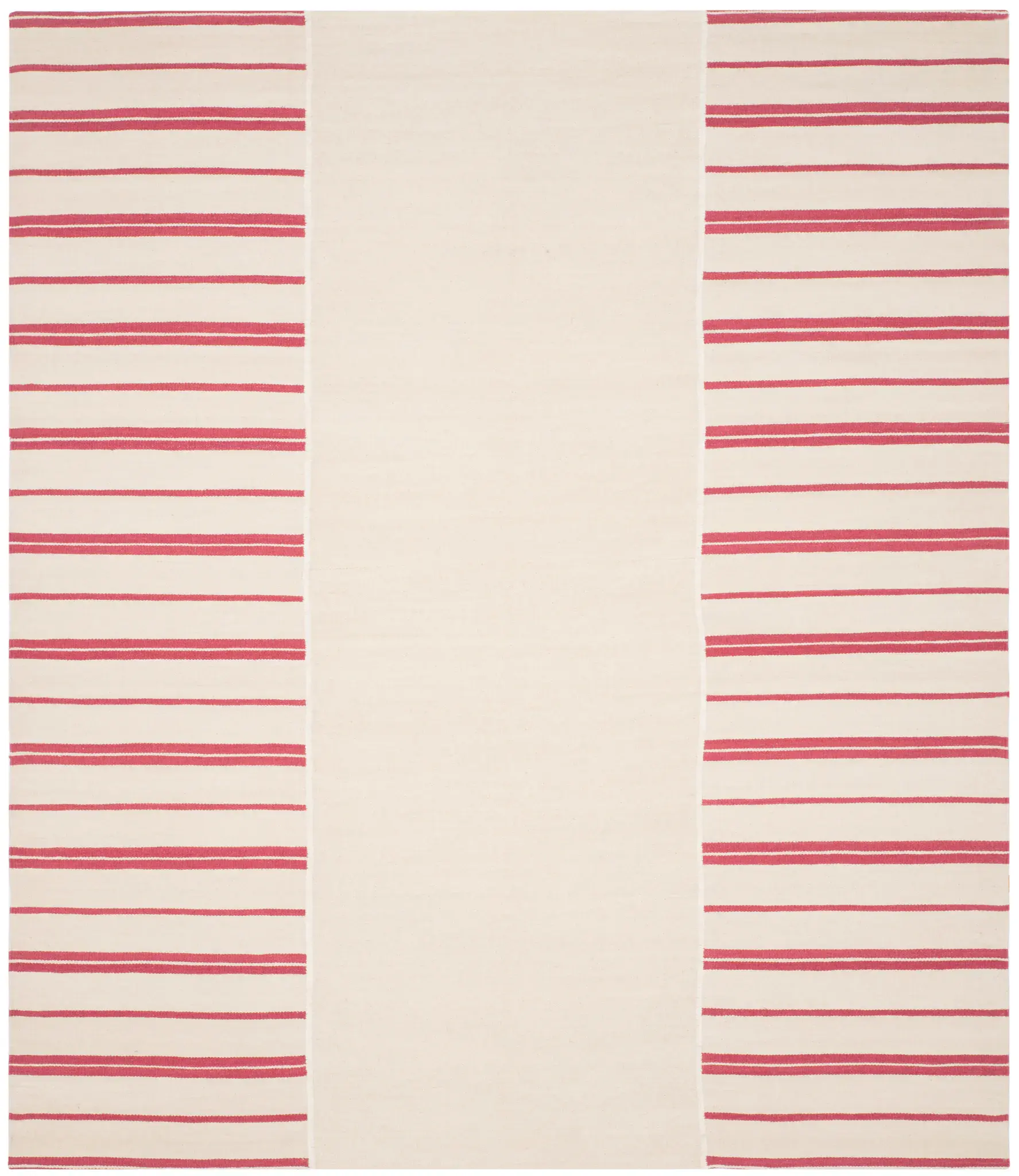 Ralph Lauren Brett Stripe Patch Hand-Woven Wool Rug