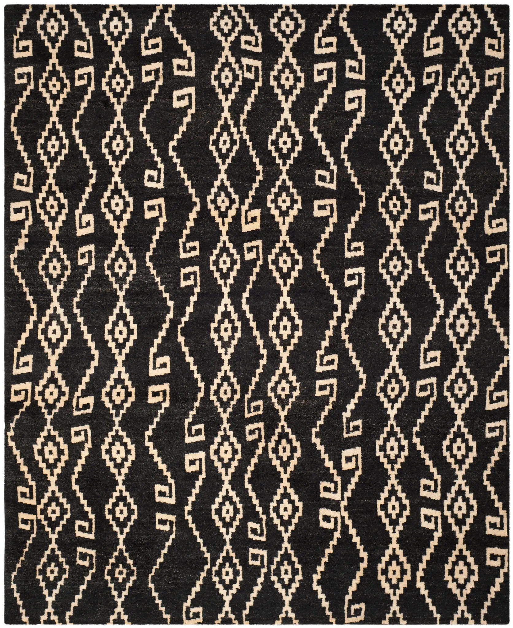 Ralph Lauren Catalonia Stepped Diamond Hand-Knotted Rug