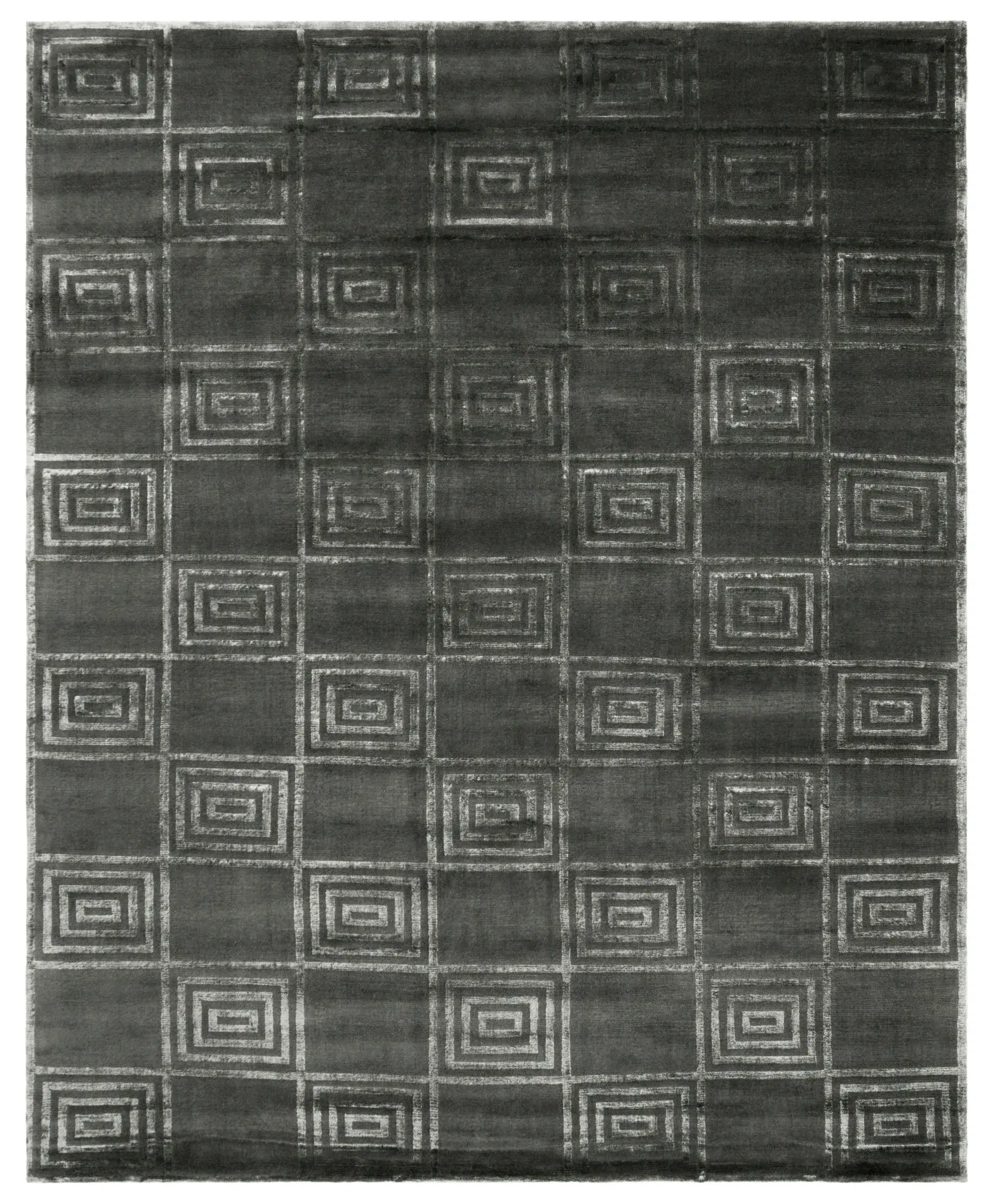 Ralph Lauren Alistair Tiles Concentric Squares Hand-Knotted Rug
