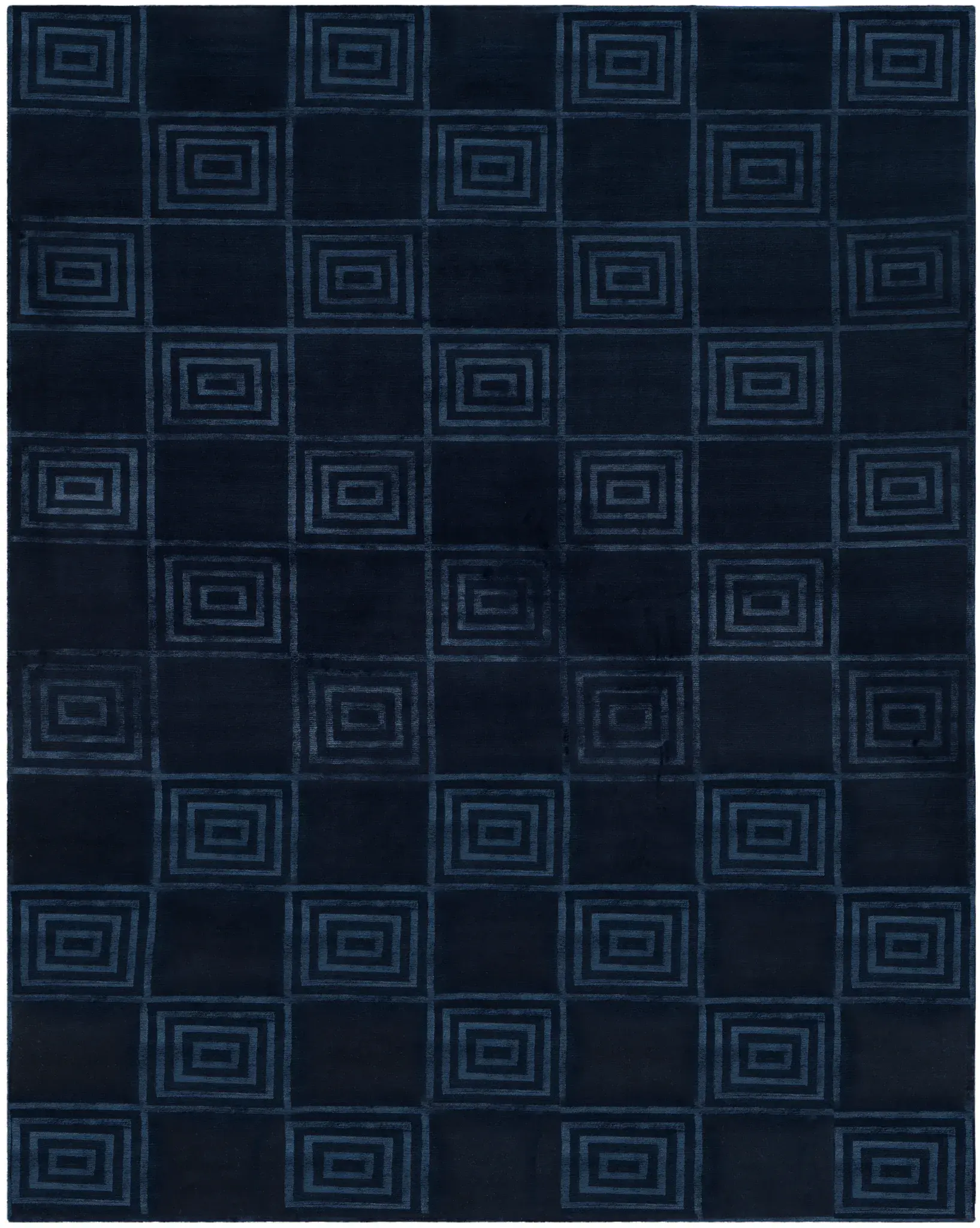Ralph Lauren Alistair Tiles Concentric Squares Hand-Knotted Rug