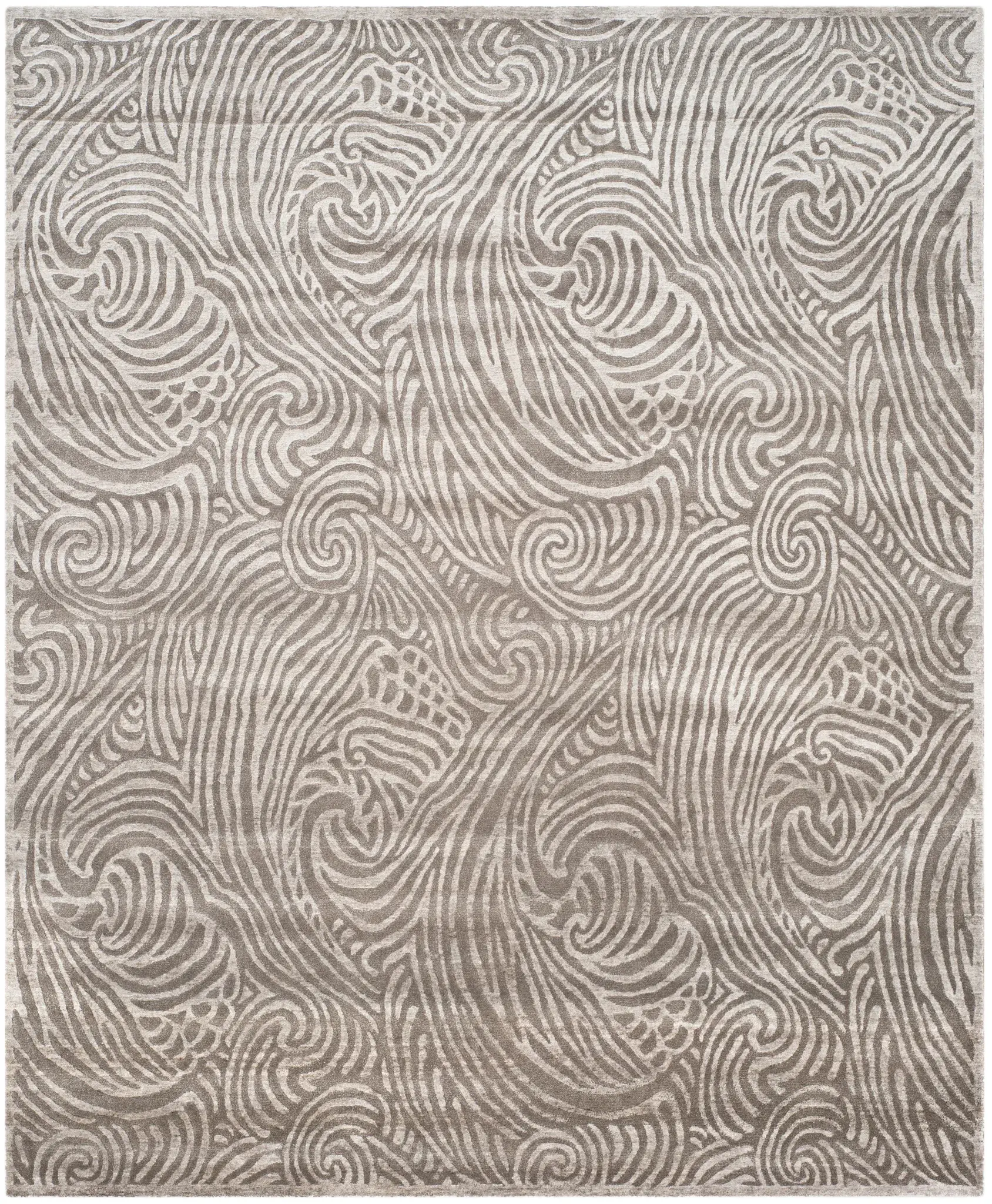 Ralph Lauren Highclere Swirling Waves Hand-Knotted Rug