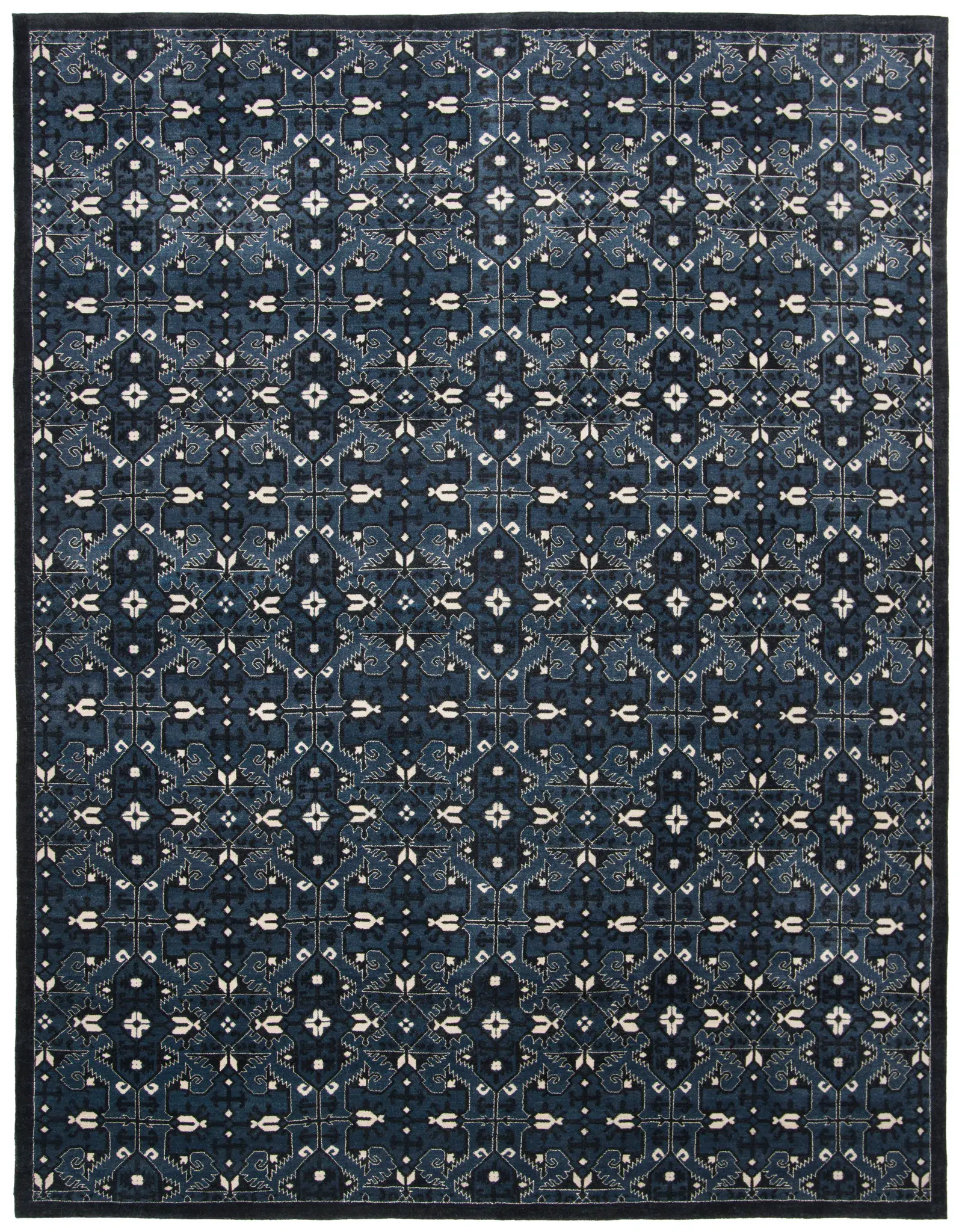 Ralph Lauren Sheldon Knit Lattice Hand-Knotted Rug