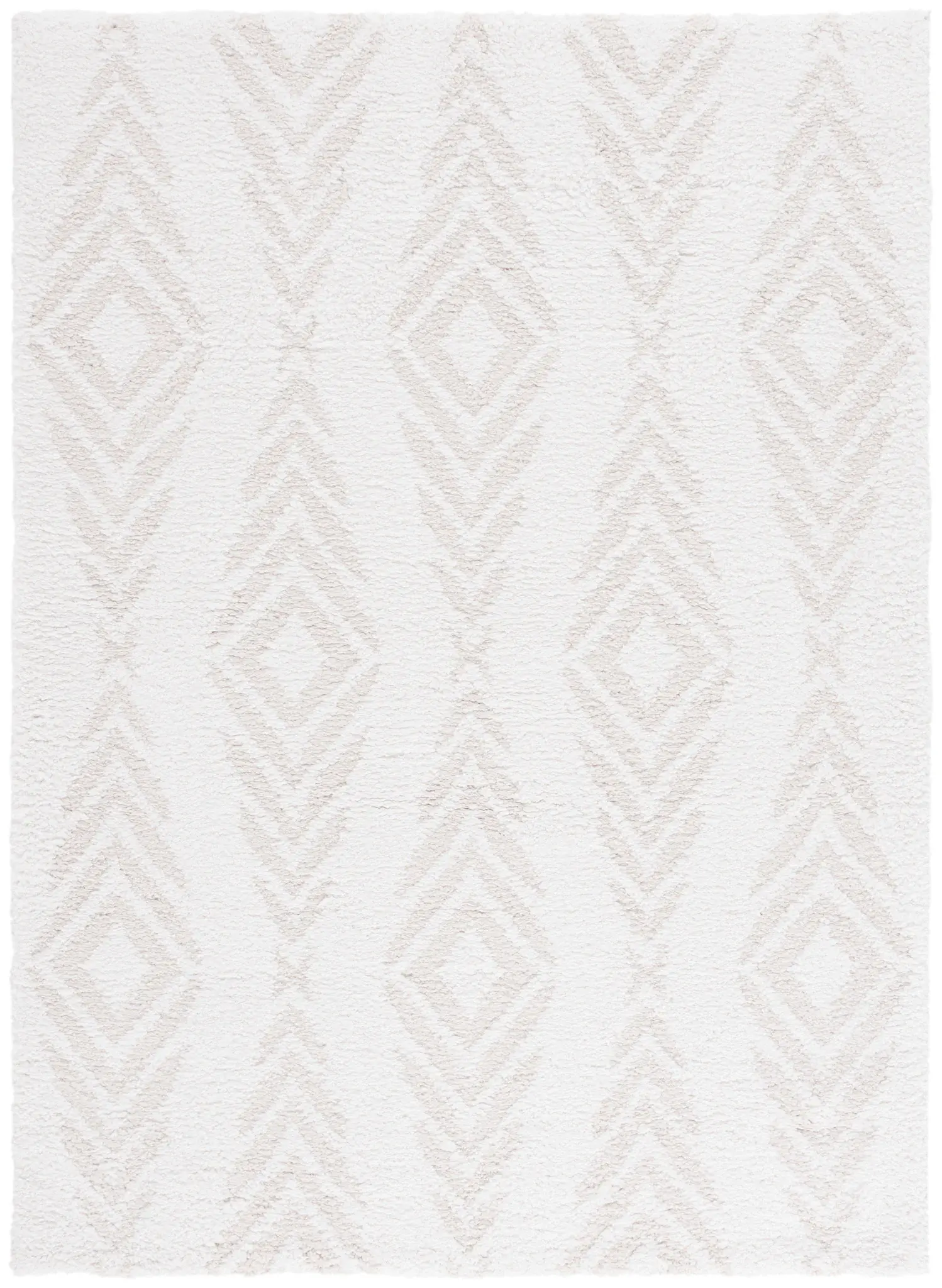 Rumi Diamond Chevron Shag Rug