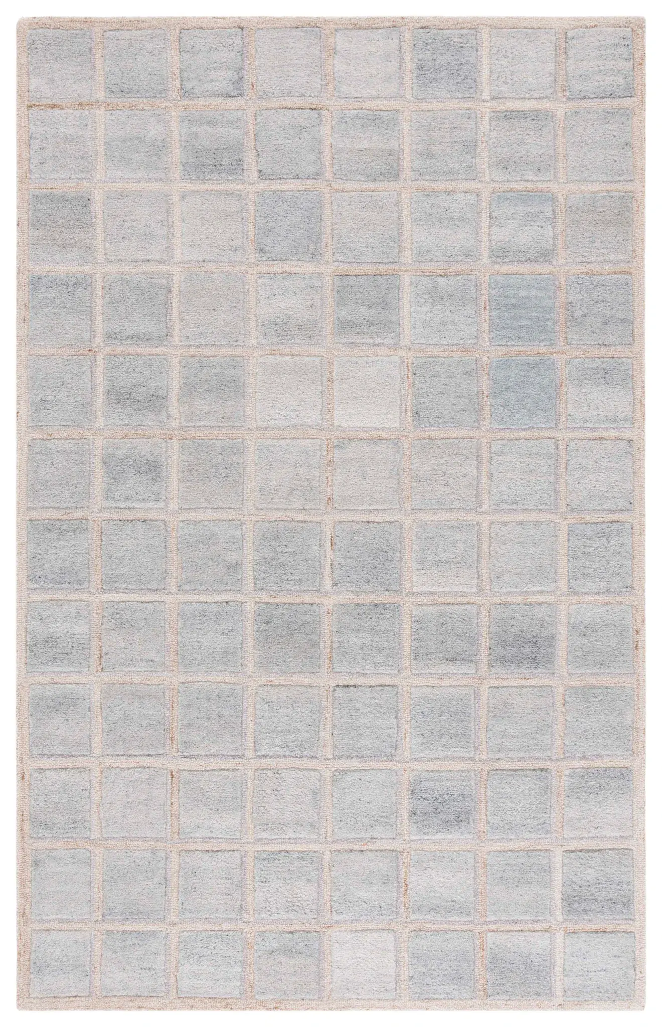 Renewal Tile Grid Hand-Tufted Rug