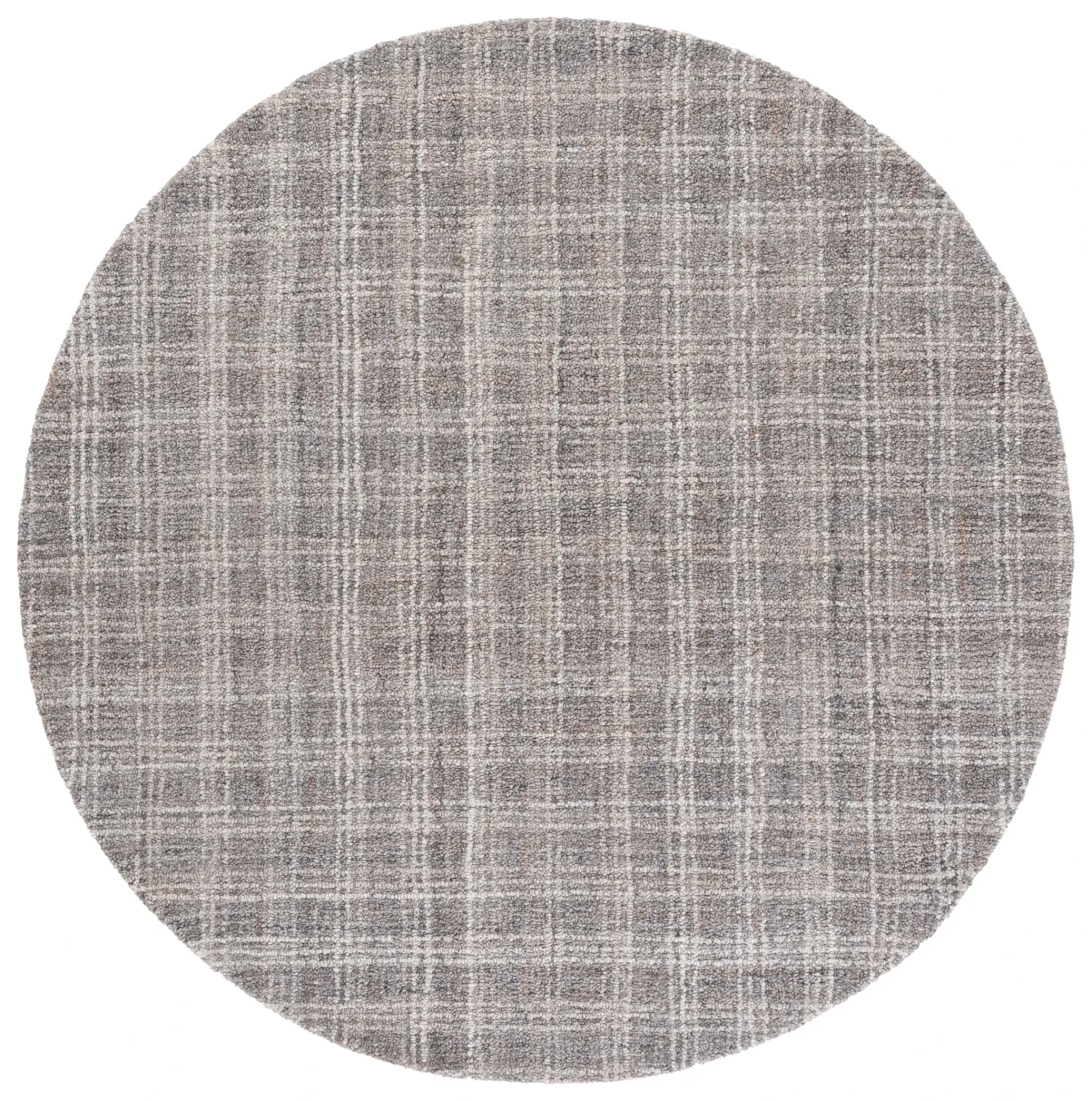 Renewal Diagonal Plaid Hand-Tufted Rug