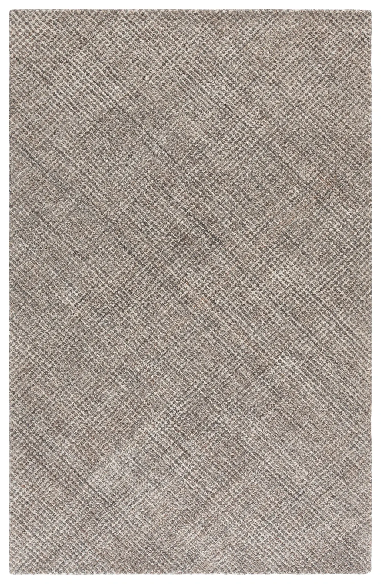 Renewal Diagonal Crosshatch Hand-Tufted Rug