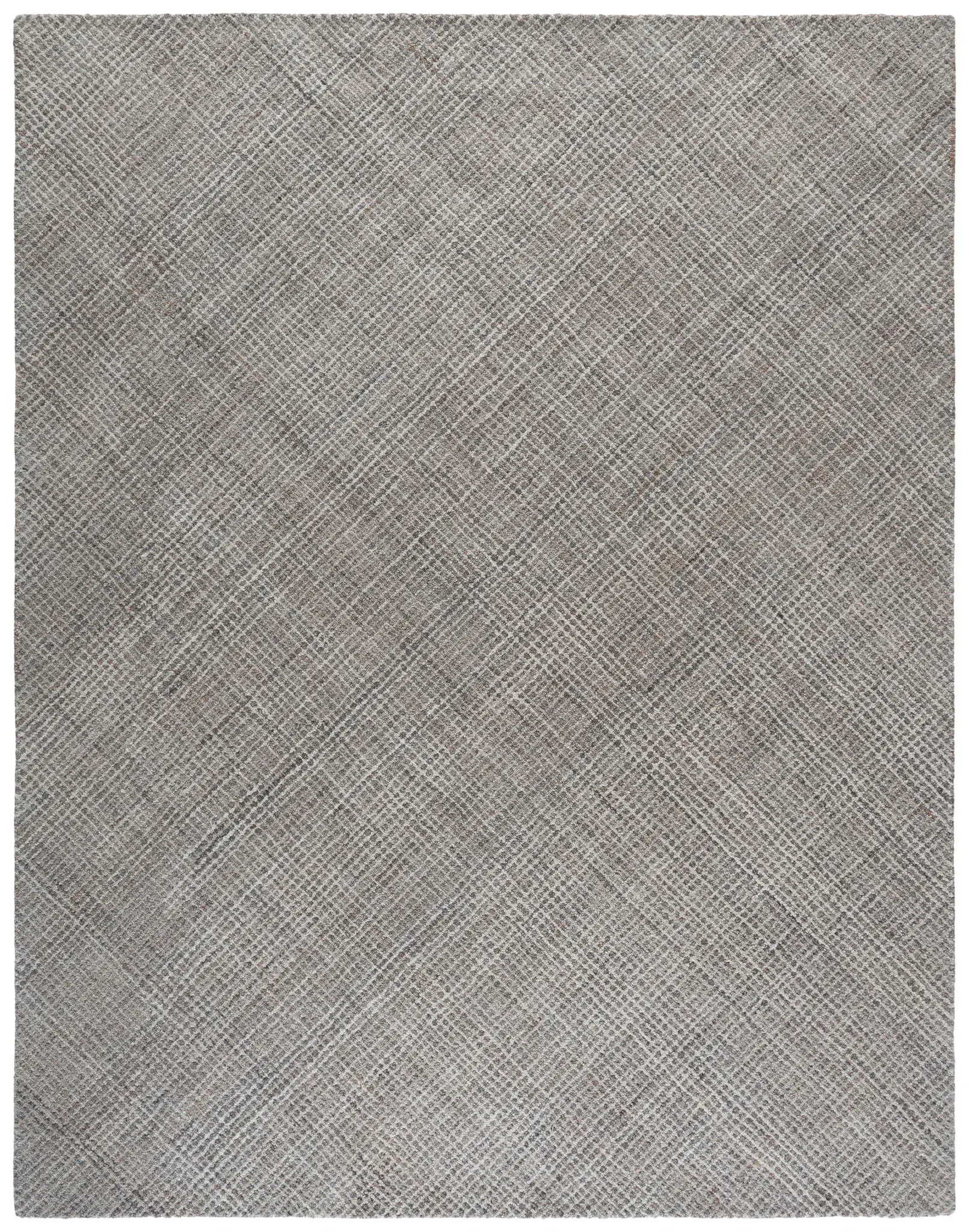 Renewal Diagonal Crosshatch Hand-Tufted Rug