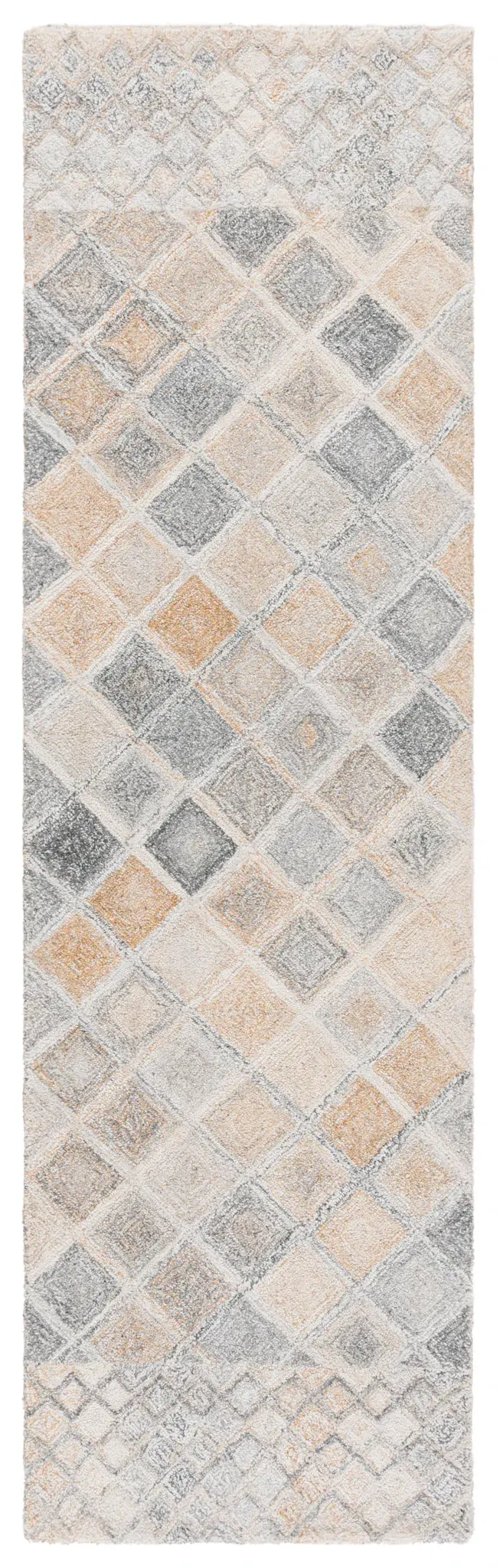 Renewal Diamond Grid Hand-Tufted Rug