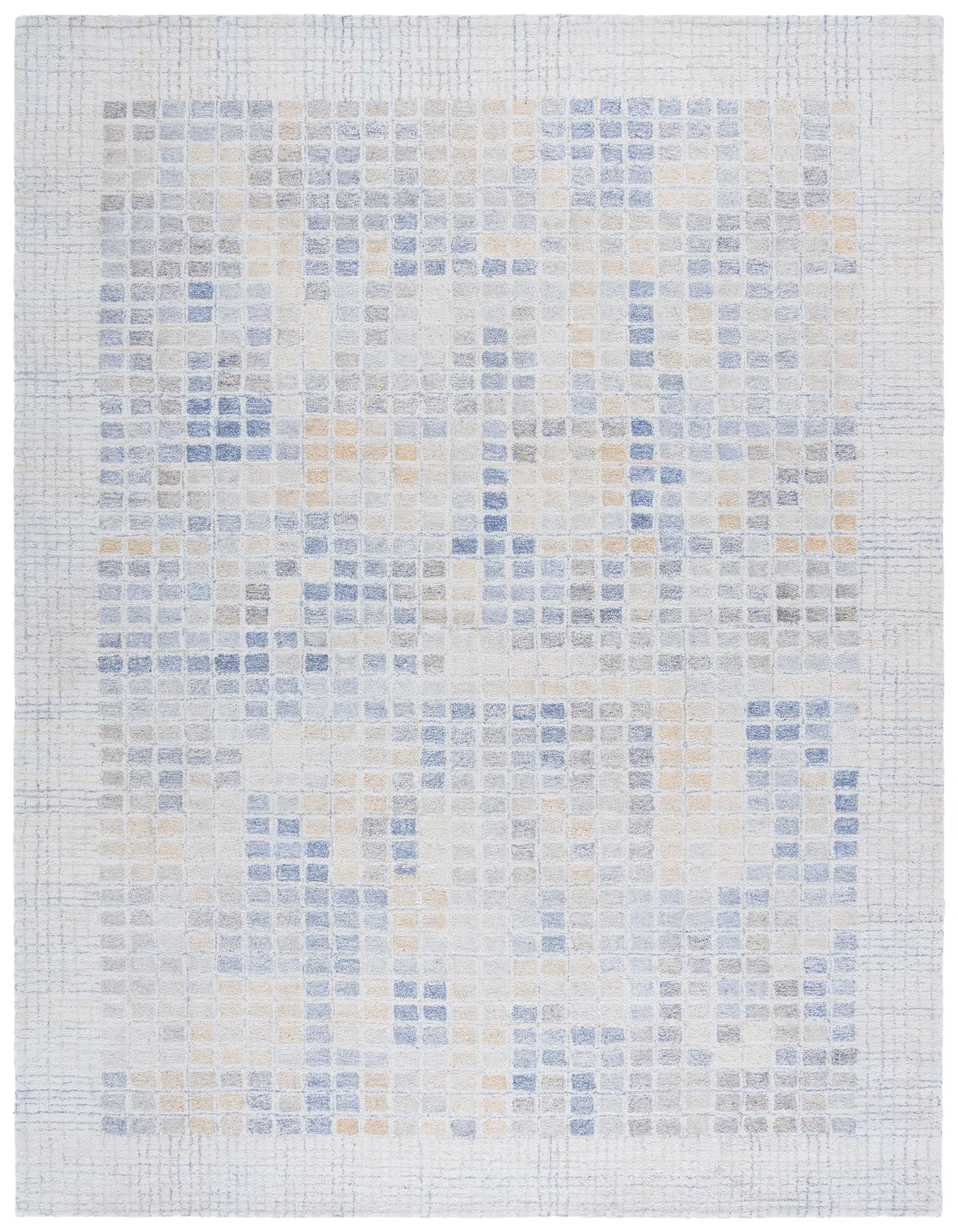 Renewal Mosaic Grid Hand-Tufted Rug