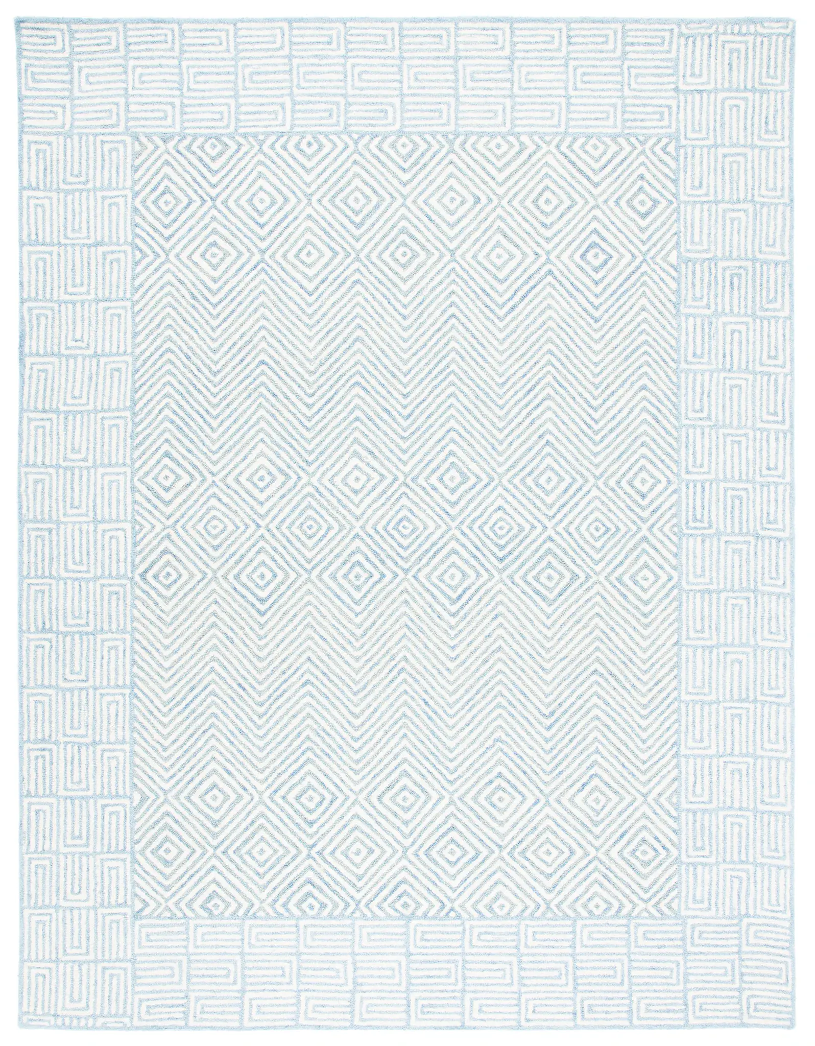Roslyn Diamond Chevron Hand-Tufted Wool Rug