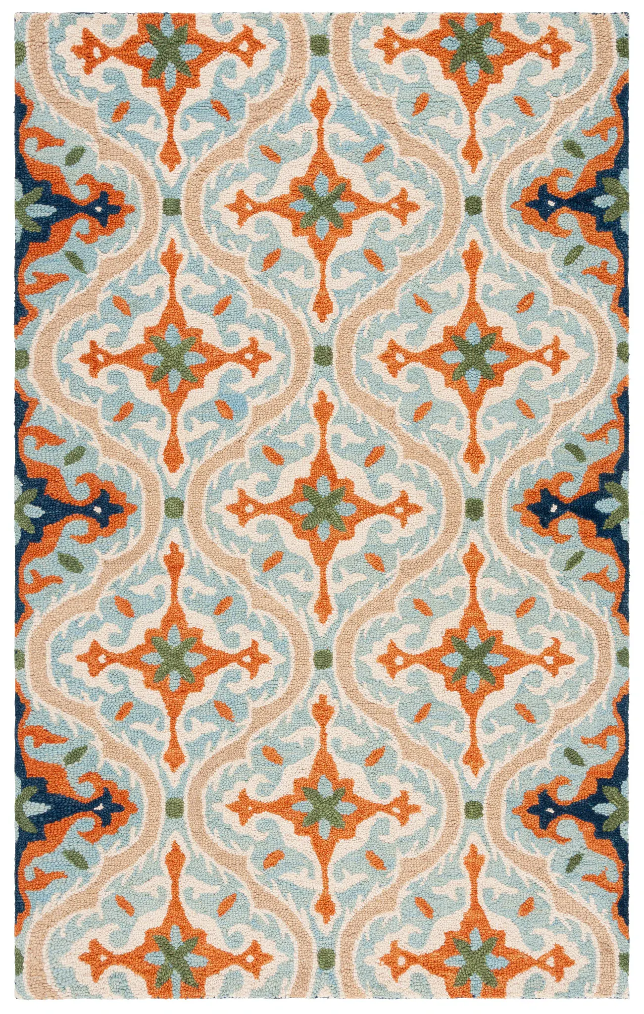 Roslyn Ogee Hand-Tufted Wool Rug