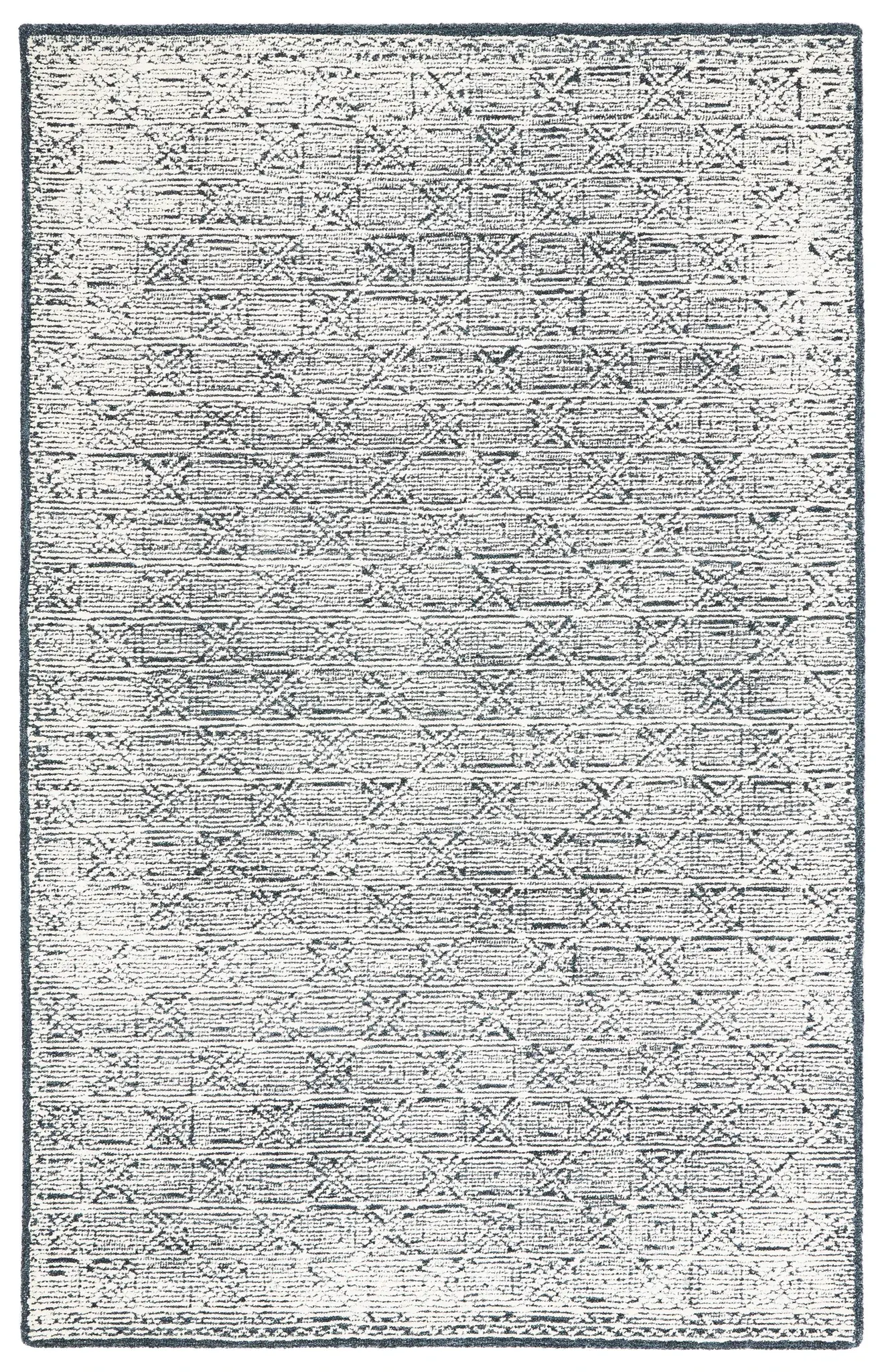 Roslyn Faded Diamond Hand-Tufted Rug