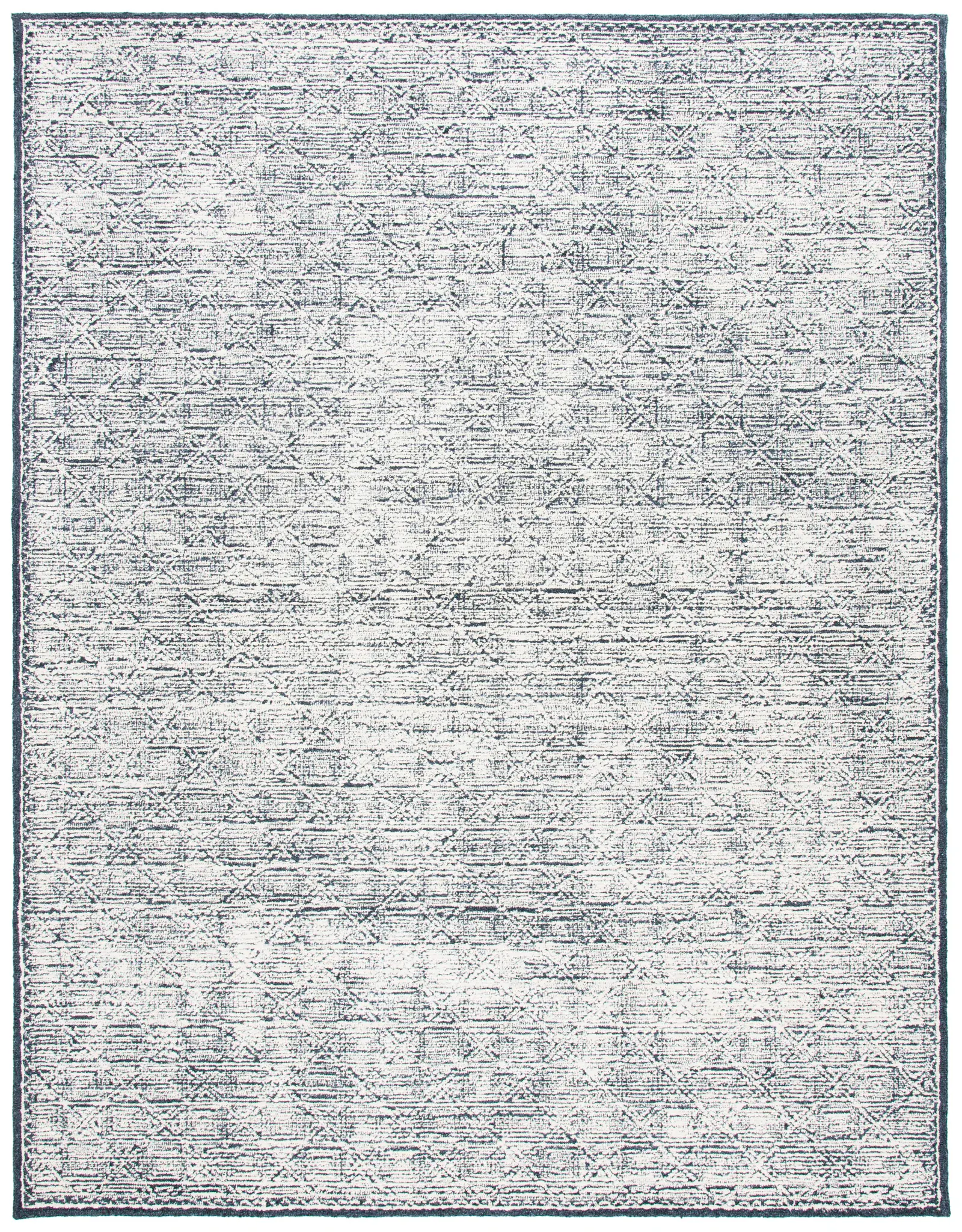 Roslyn Faded Diamond Hand-Tufted Rug