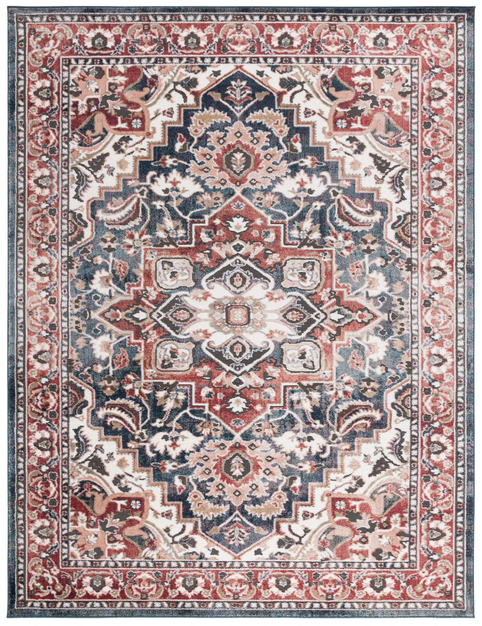 Rosewood Traditional Medallion Rug