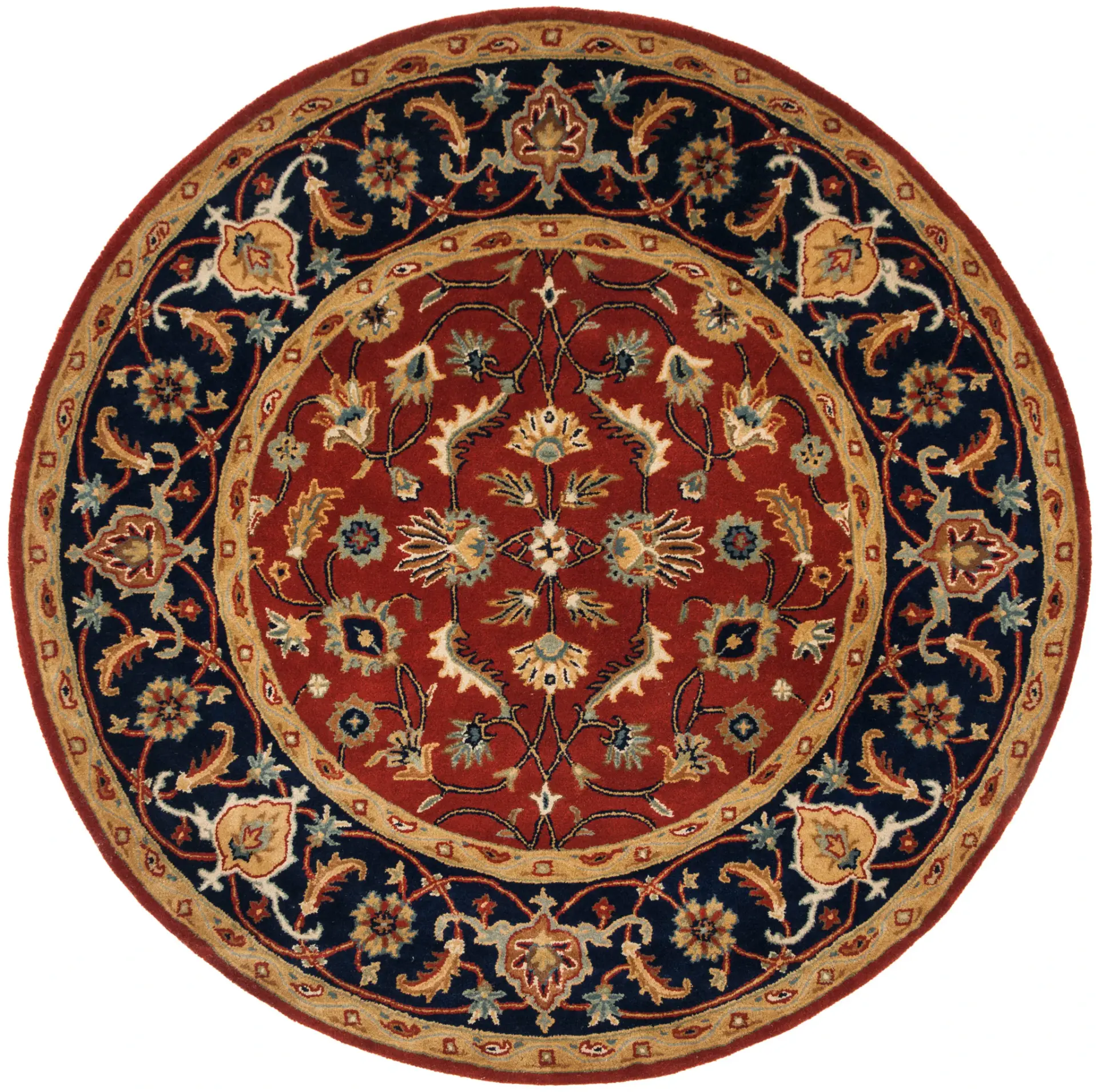 Royalty Persian Vine Hand-Tufted Wool Rug