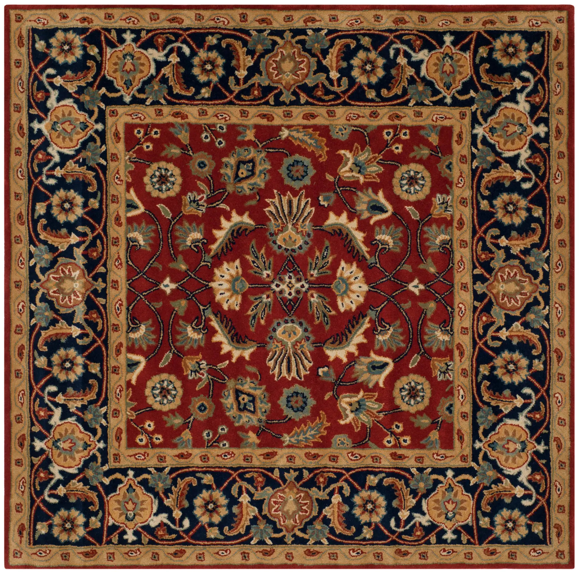 Royalty Persian Vine Hand-Tufted Wool Rug