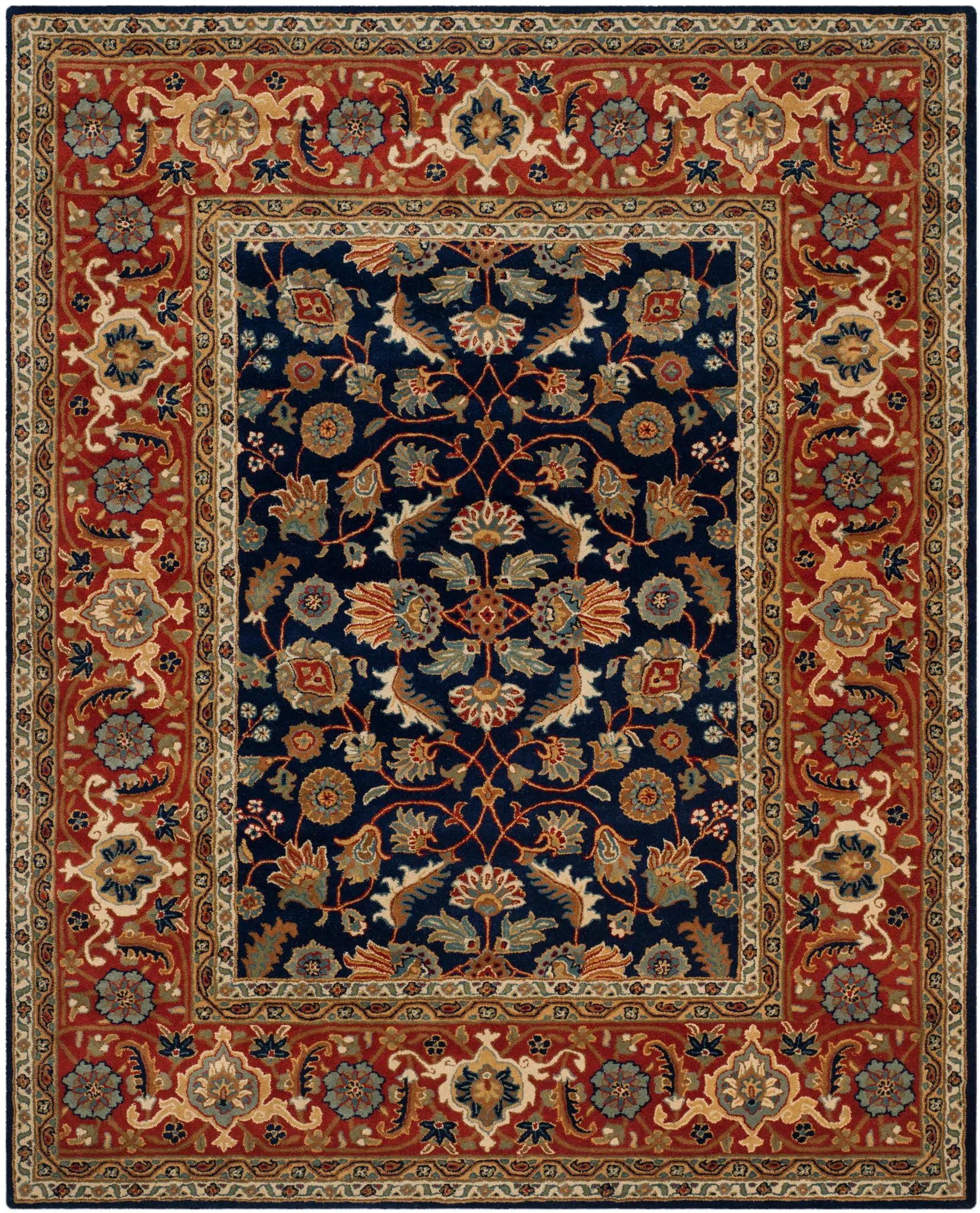 Royalty Persian Vine Hand-Tufted Wool Rug
