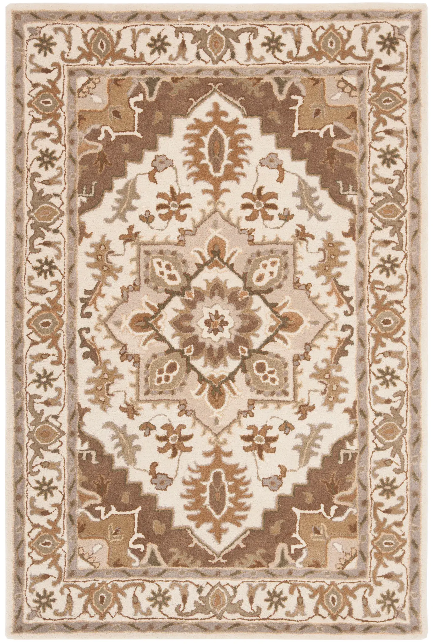 Royalty Medallion Hand-Tufted Wool Rug