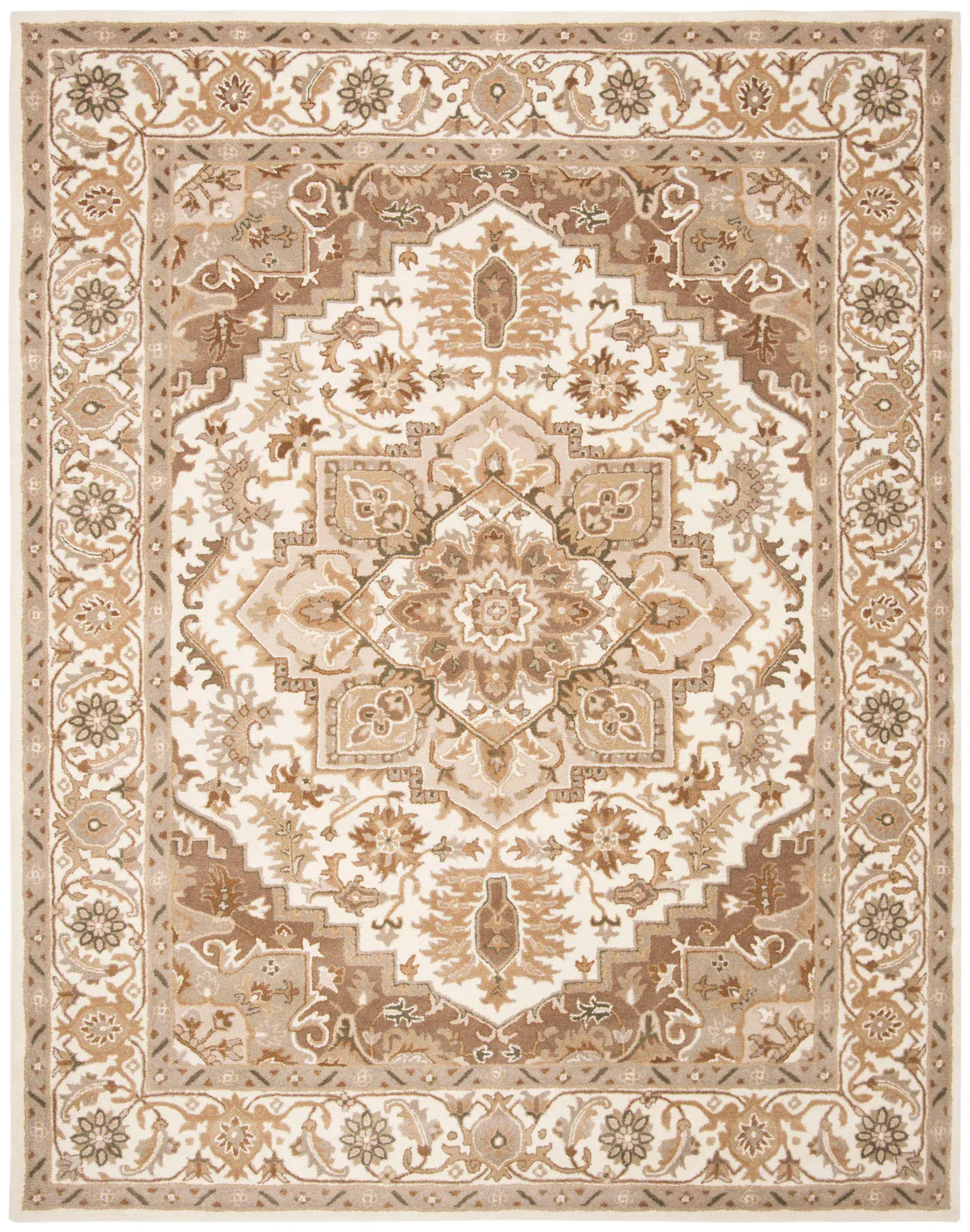 Royalty Medallion Hand-Tufted Wool Rug