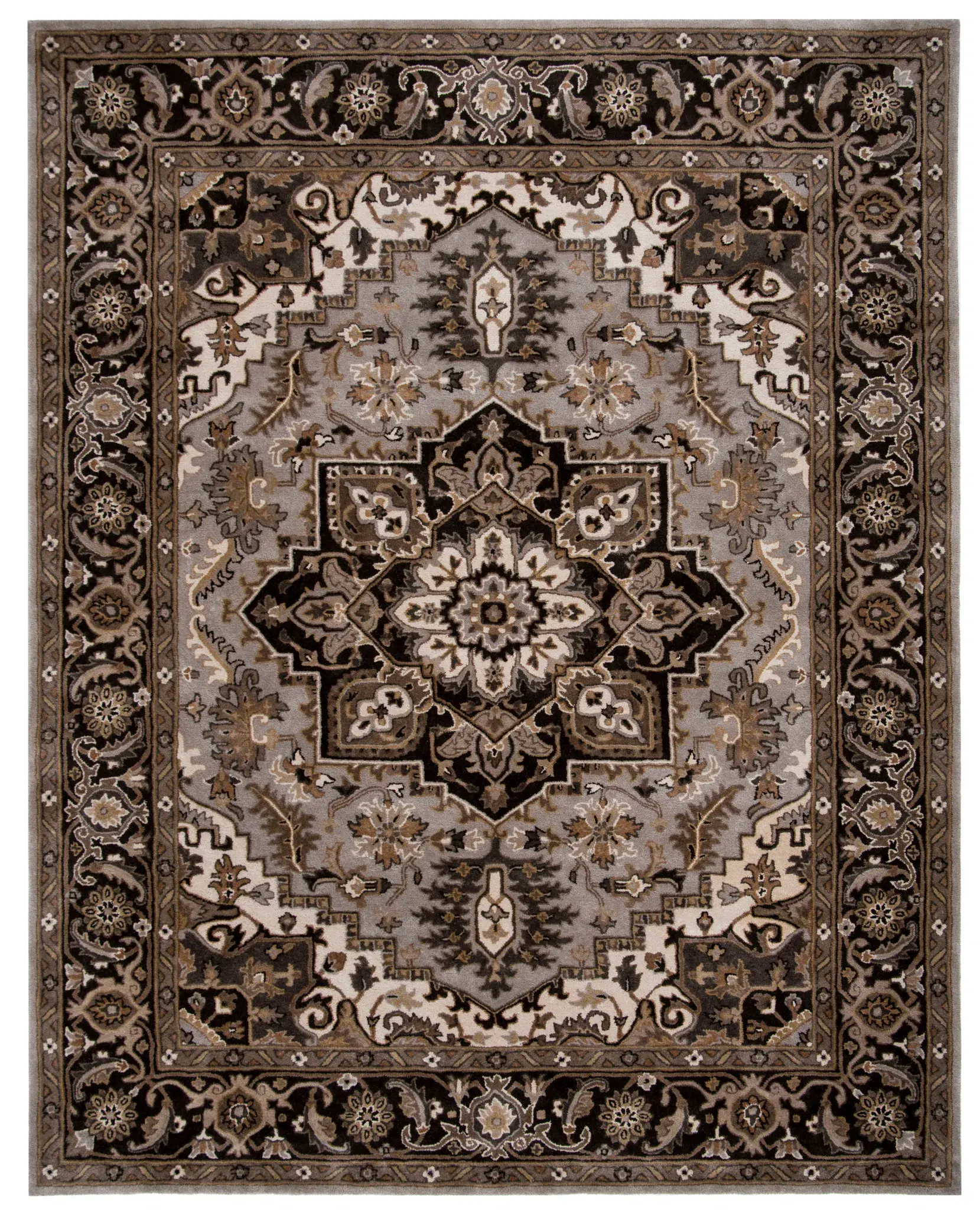 Royalty Medallion Hand-Tufted Wool Rug