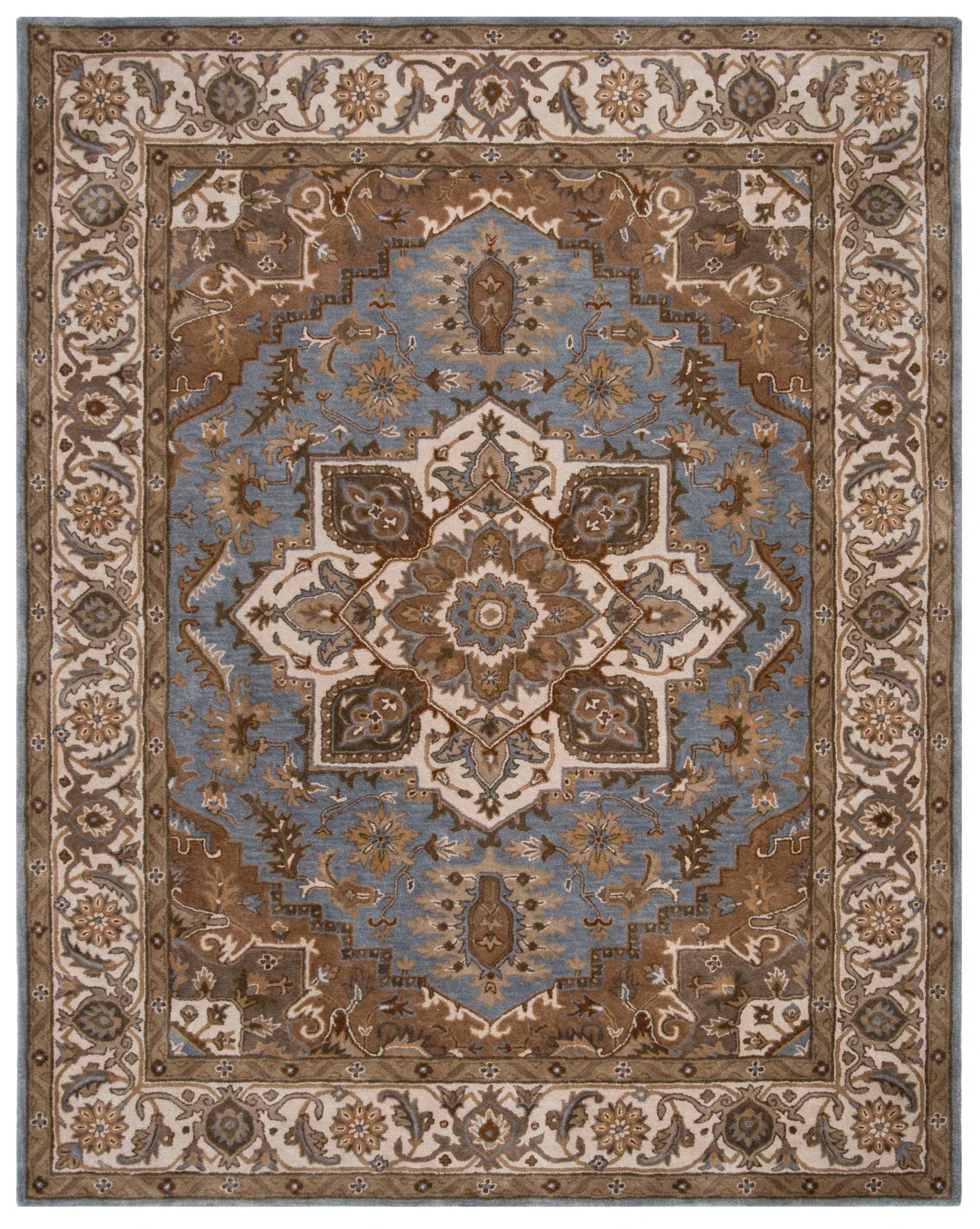 Royalty Medallion Hand-Tufted Wool Rug