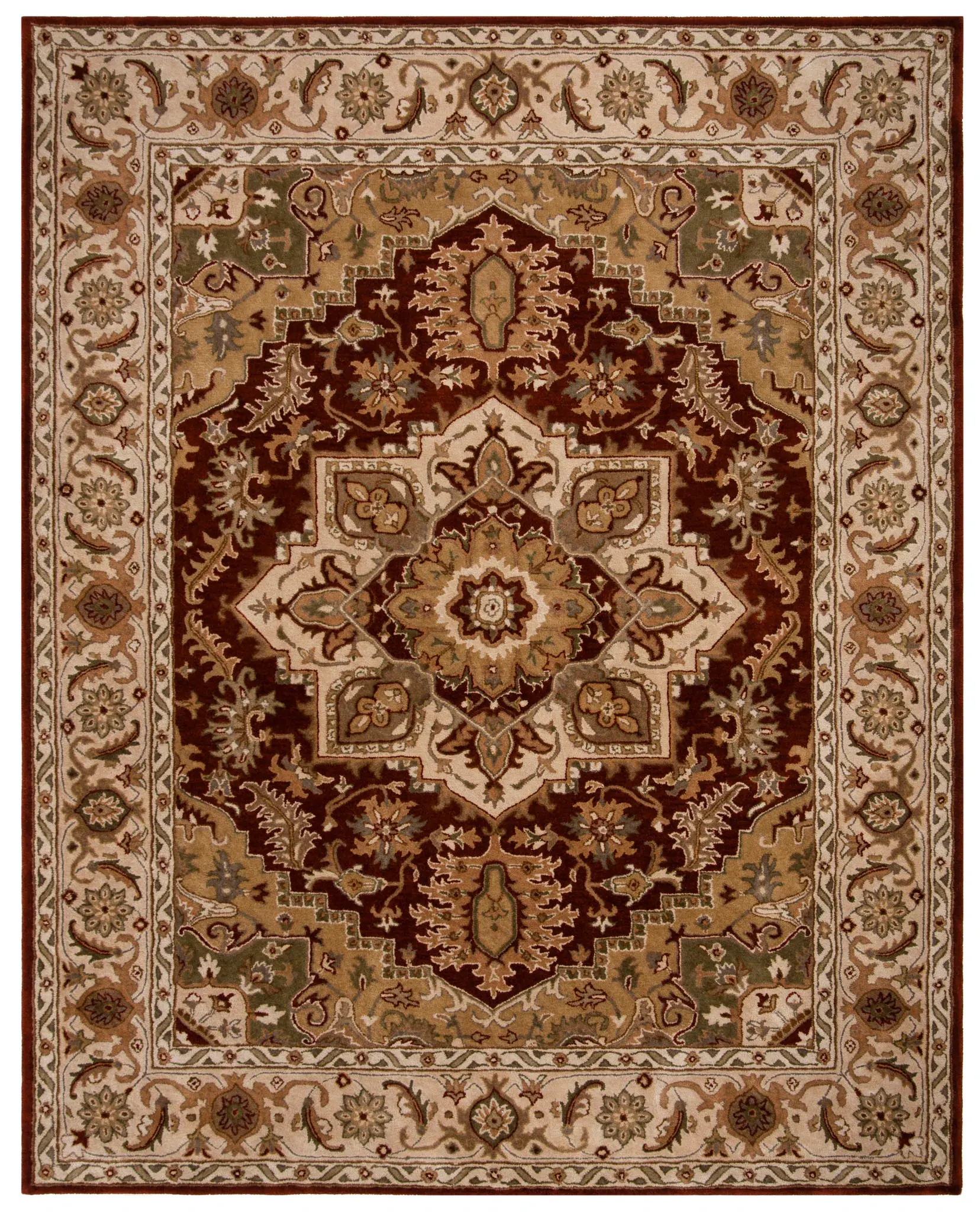 Royalty Medallion Hand-Tufted Wool Rug