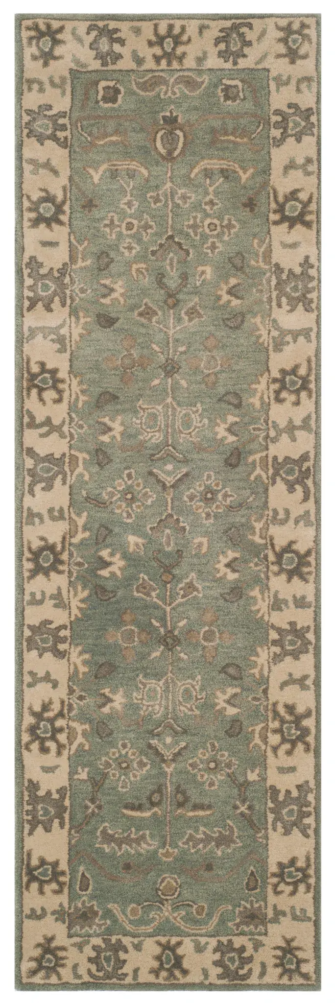 Royalty Tribal Palmette Hand-Tufted Wool Rug