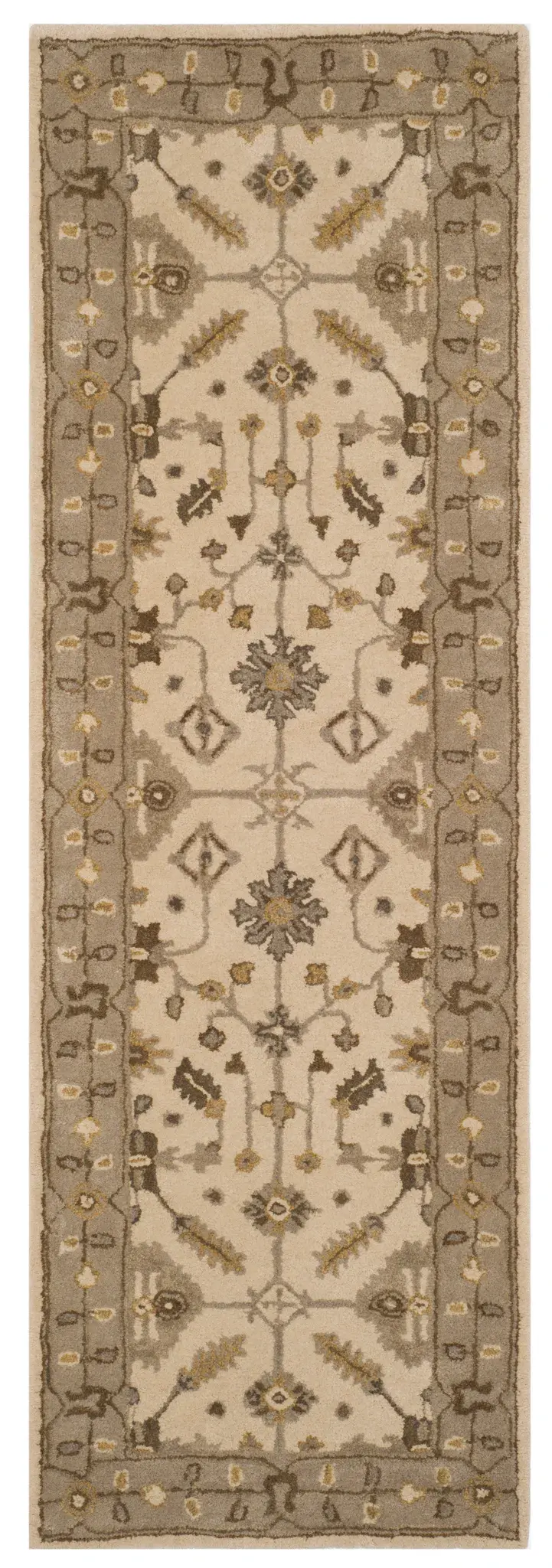 Royalty Stylized Floral Hand-Tufted Wool Rug