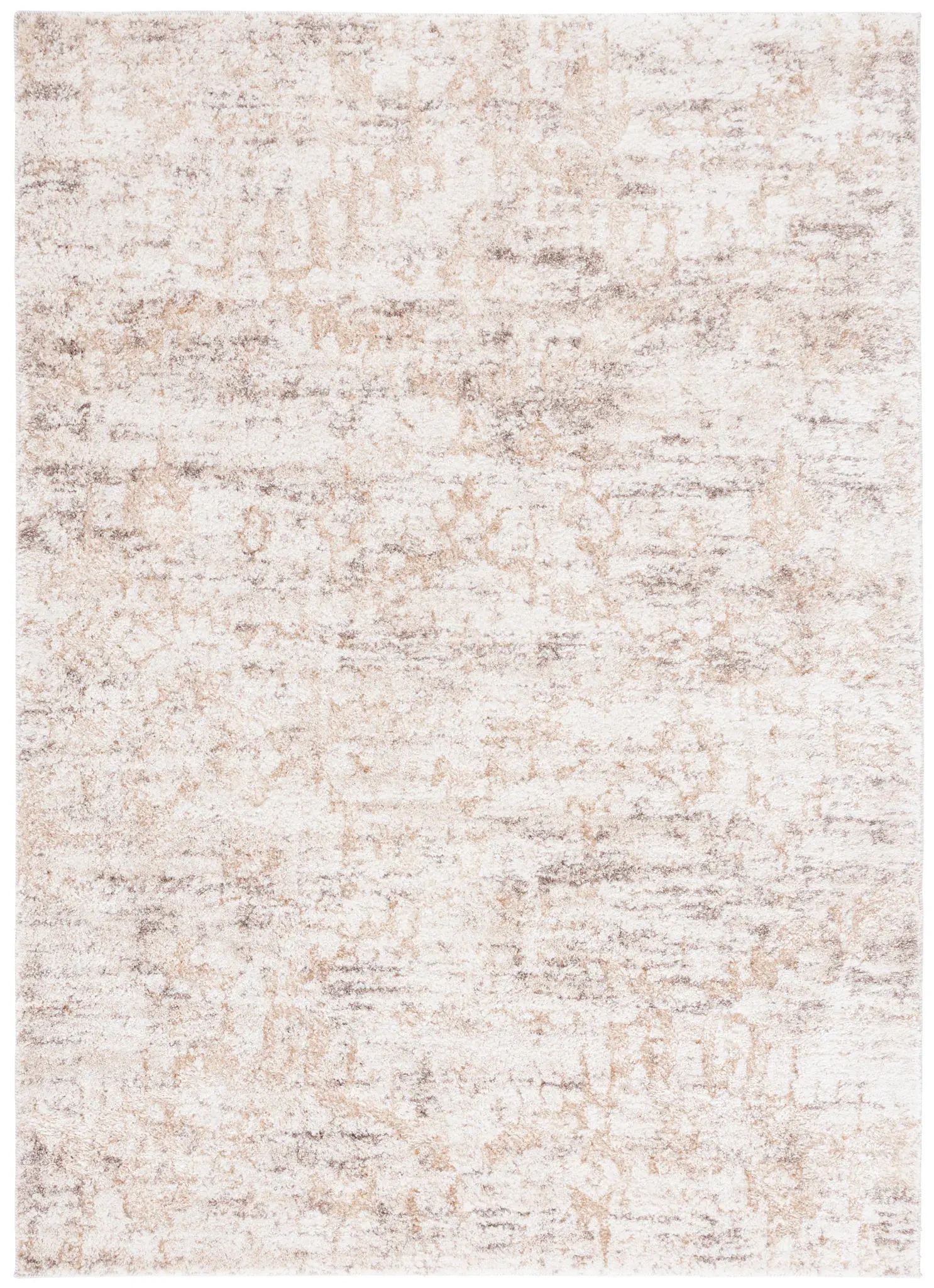 Ravine Distressed Abstract Shag Rug