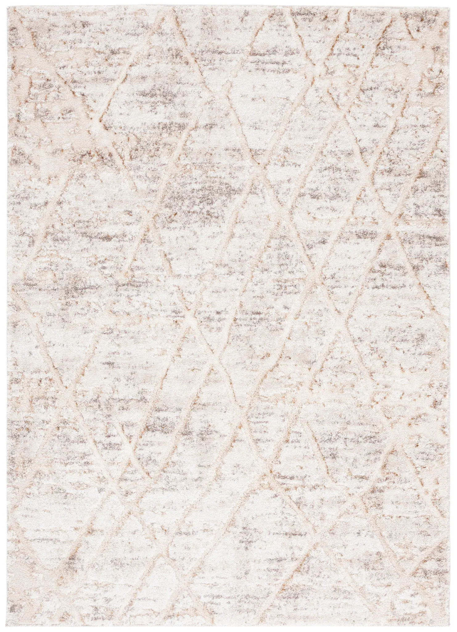 Ravine Diamond Lattice Shag Rug