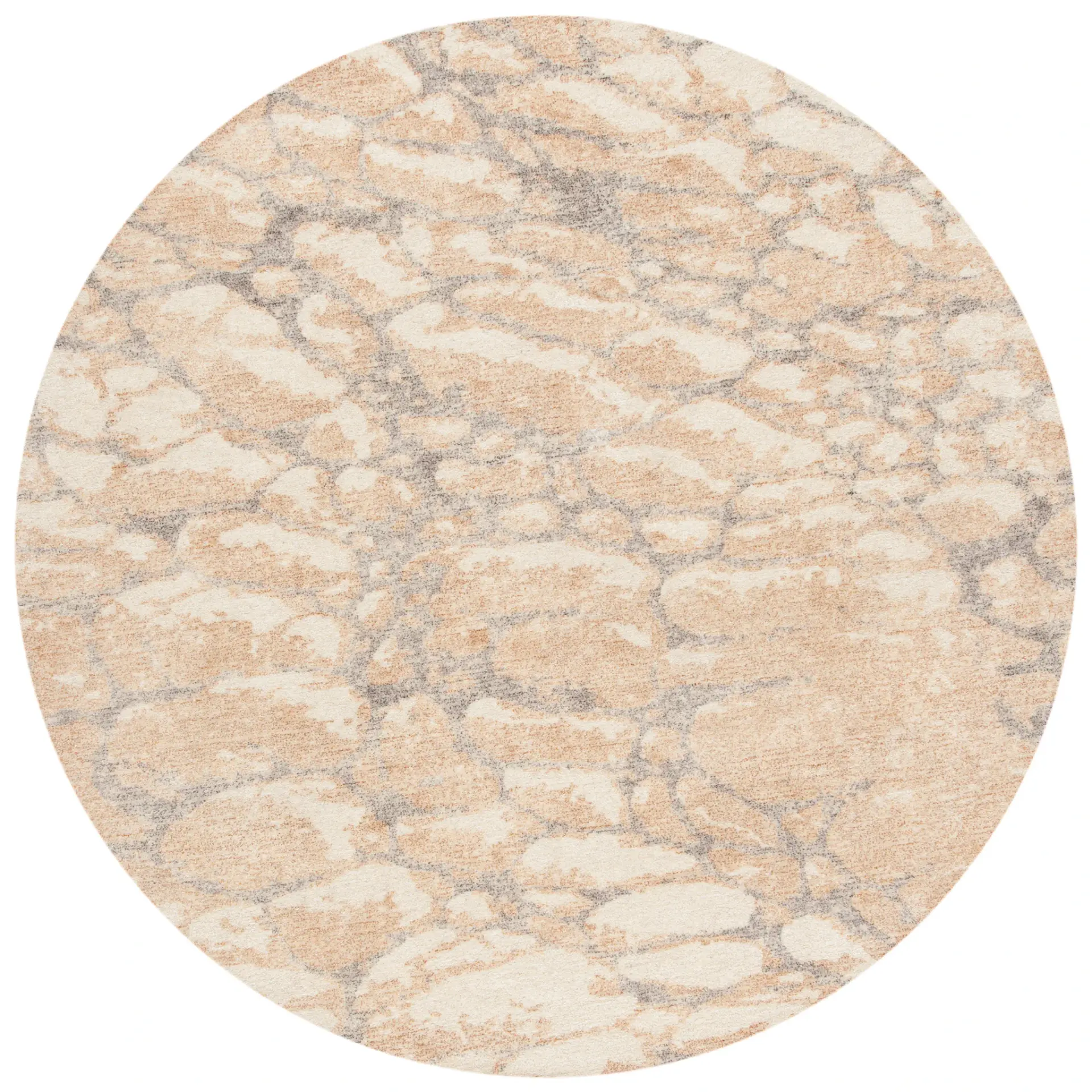 Restoration Vintage Abstract Stone Hand-Tufted Rug