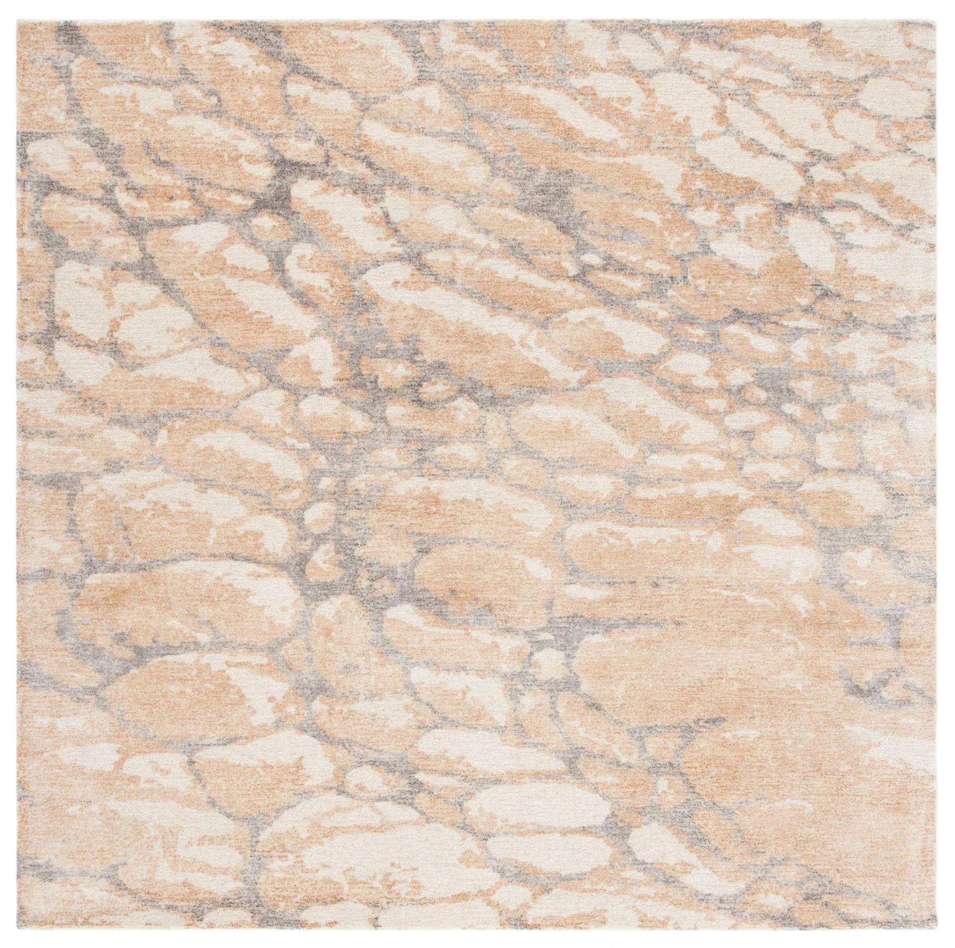 Restoration Vintage Abstract Stone Hand-Tufted Rug
