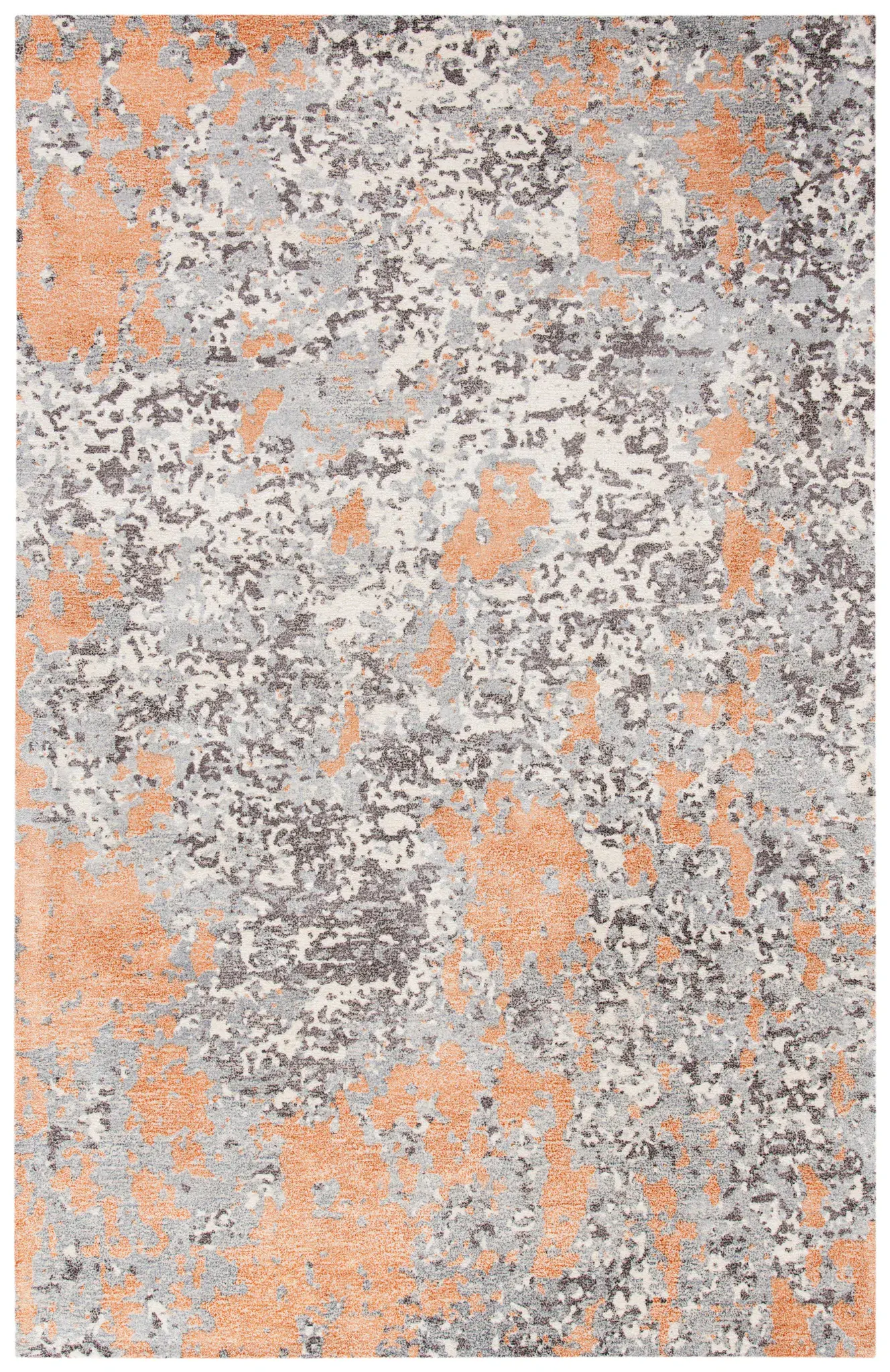 Restoration Vintage Abstract Allover Hand-Tufted Wool & Viscose Rug
