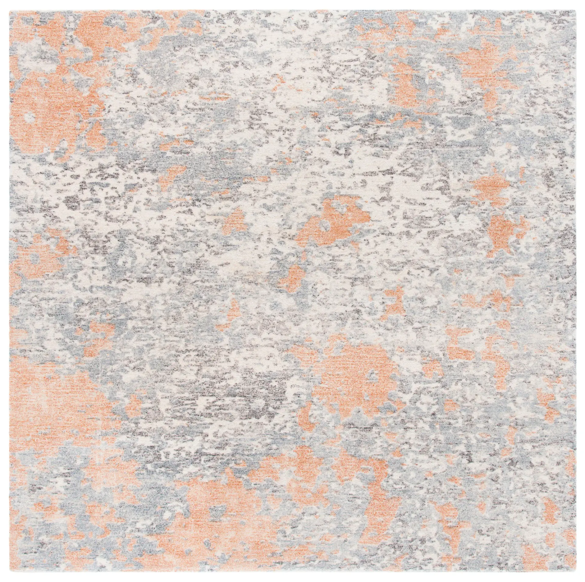 Restoration Vintage Abstract Allover Hand-Tufted Wool & Viscose Rug