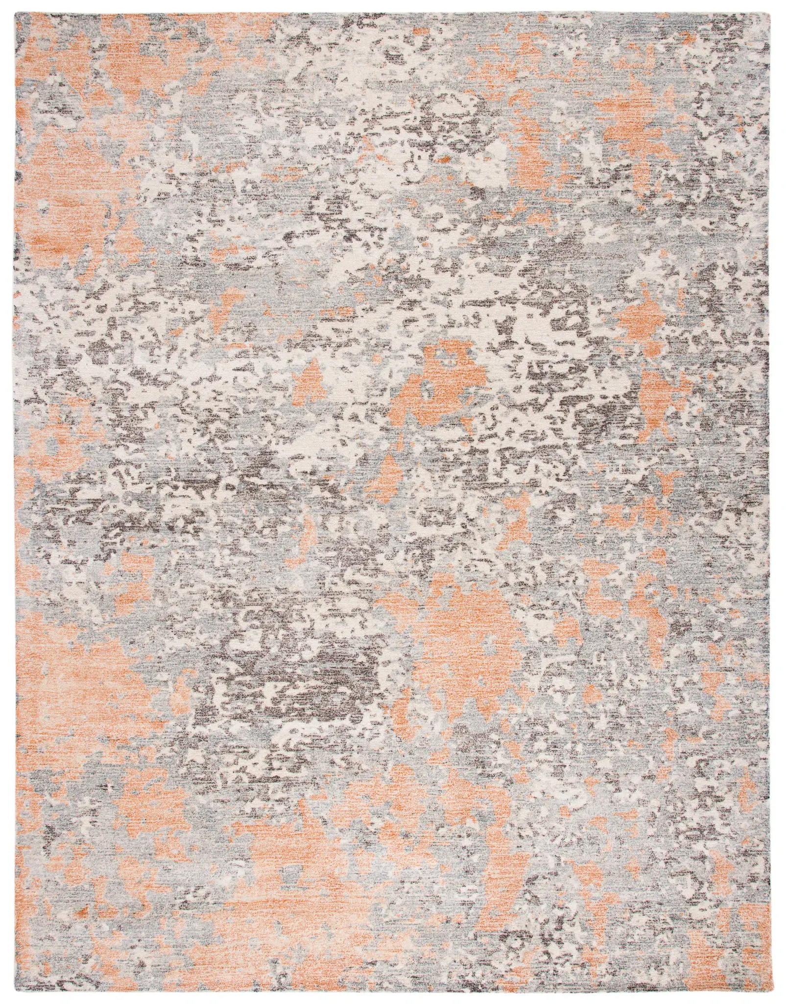 Restoration Vintage Abstract Allover Hand-Tufted Wool & Viscose Rug