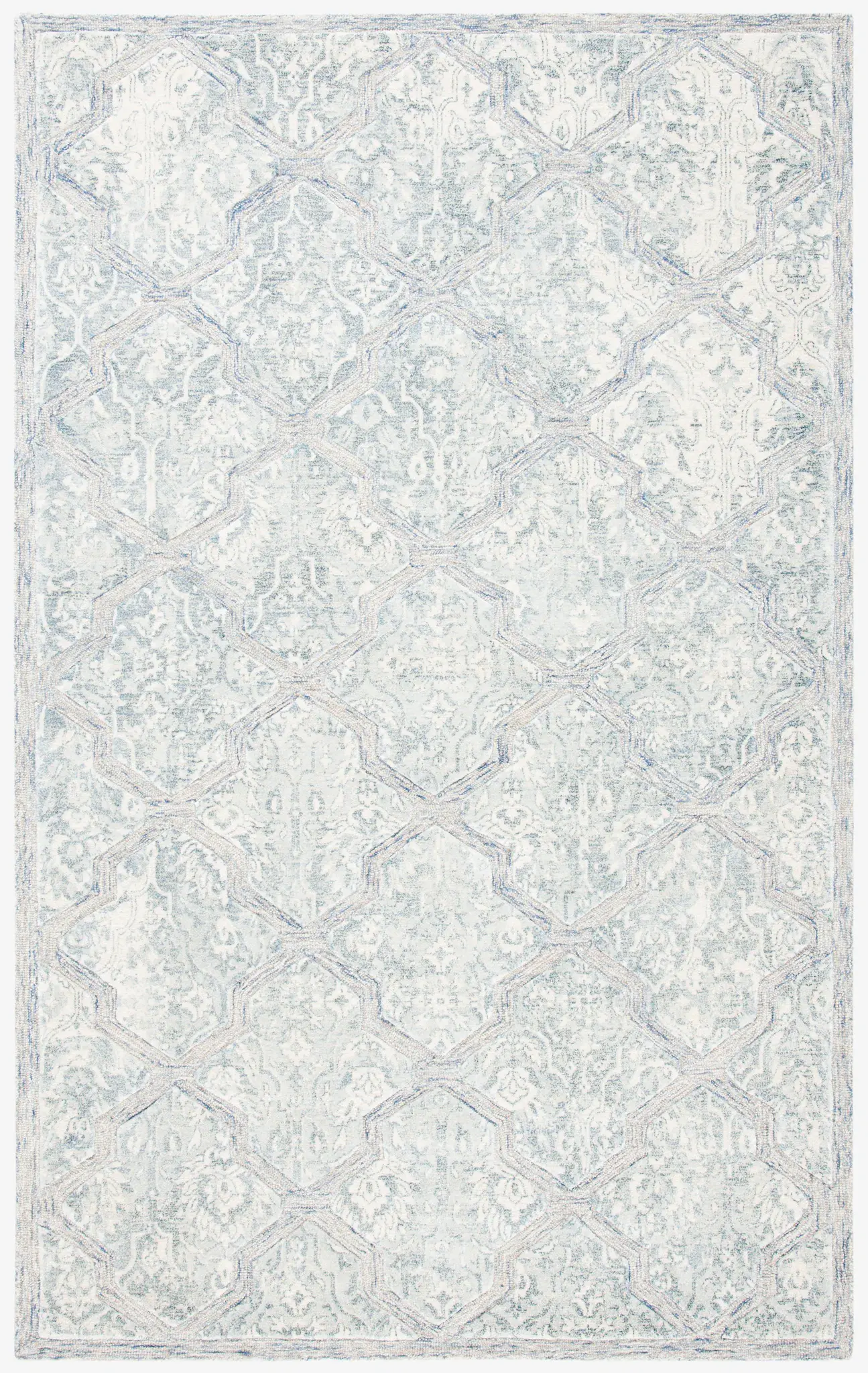 Restoration Vintage Trellis Hand-Tufted Rug