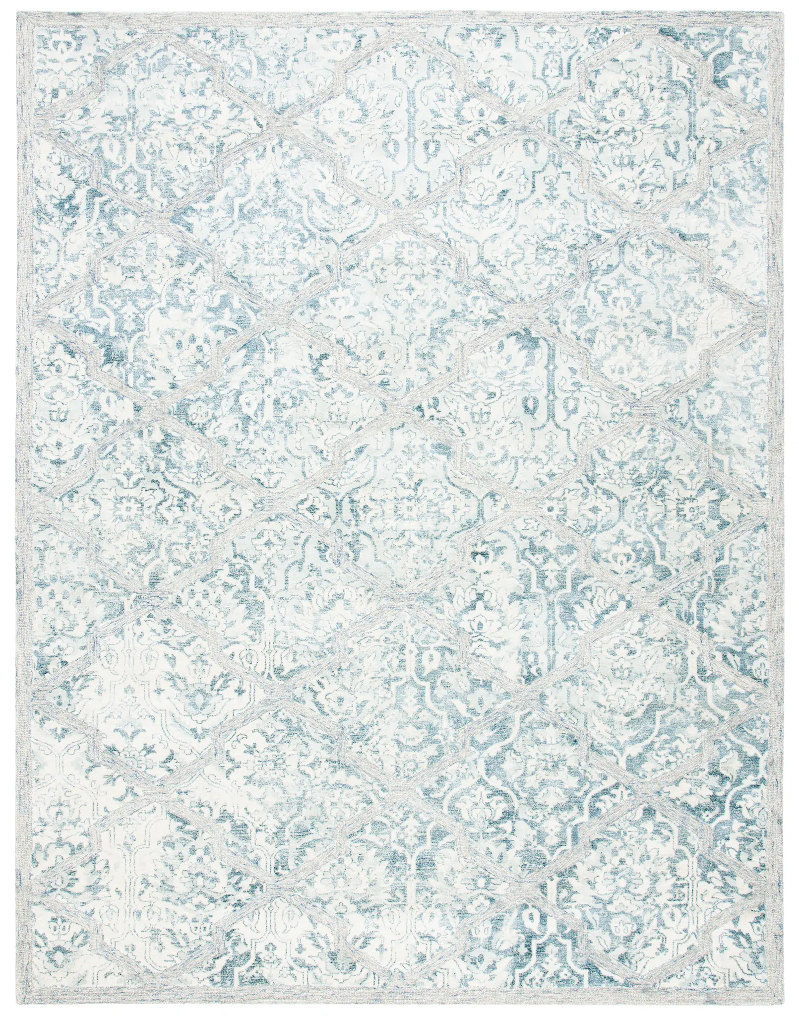 Restoration Vintage Trellis Hand-Tufted Rug