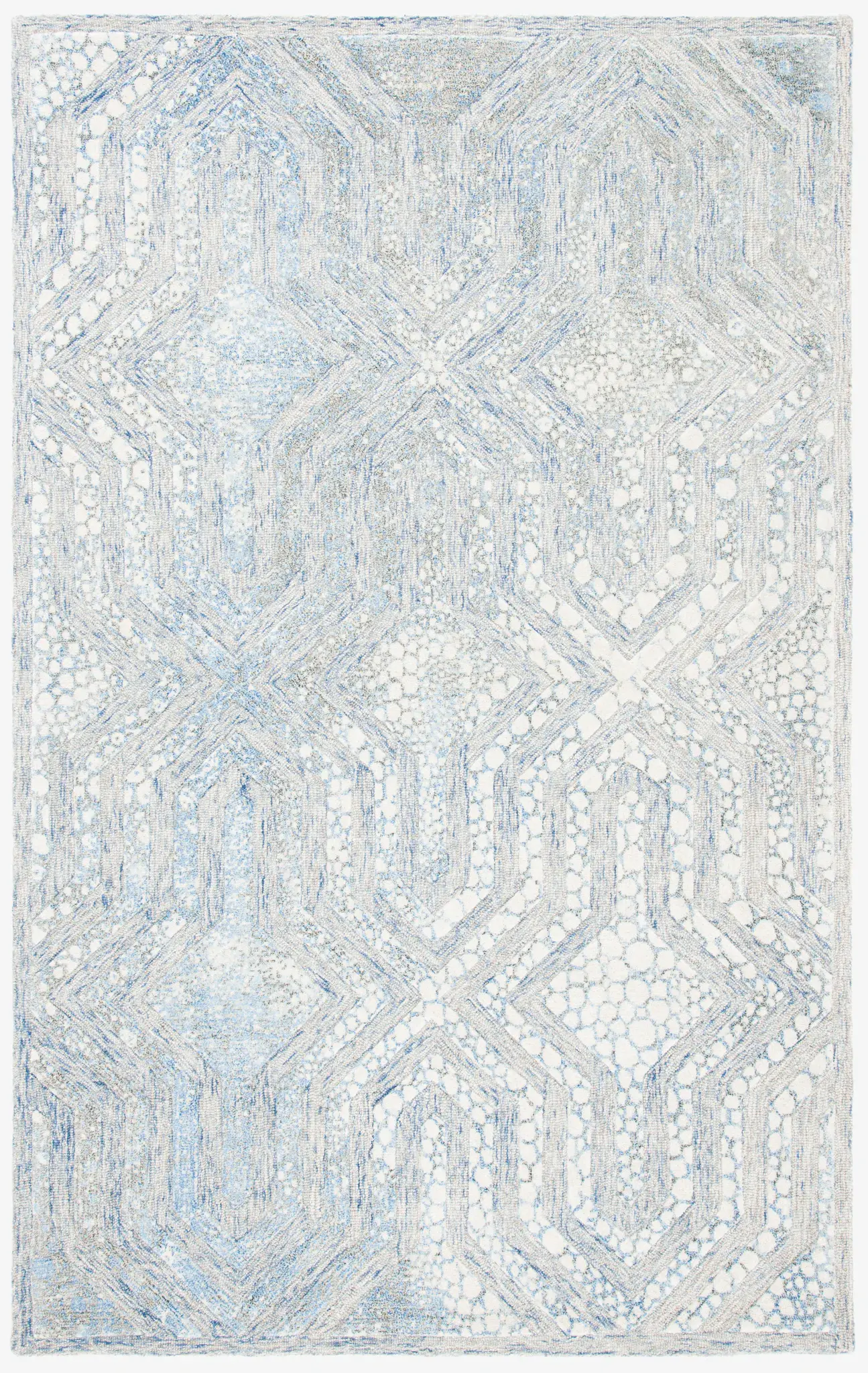 Restoration Vintage Moroccan Trellis Hand-Tufted Rug