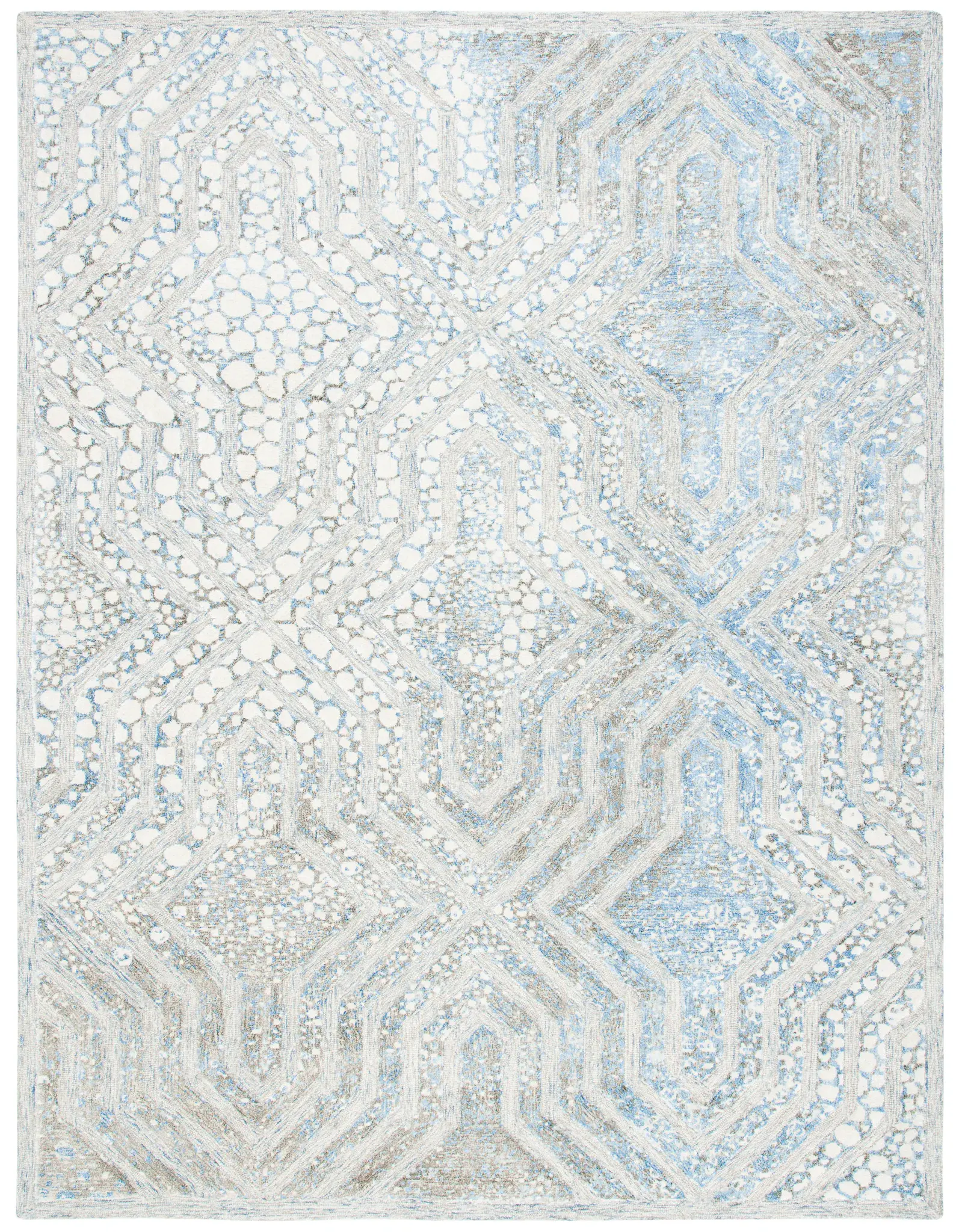 Restoration Vintage Moroccan Trellis Hand-Tufted Rug