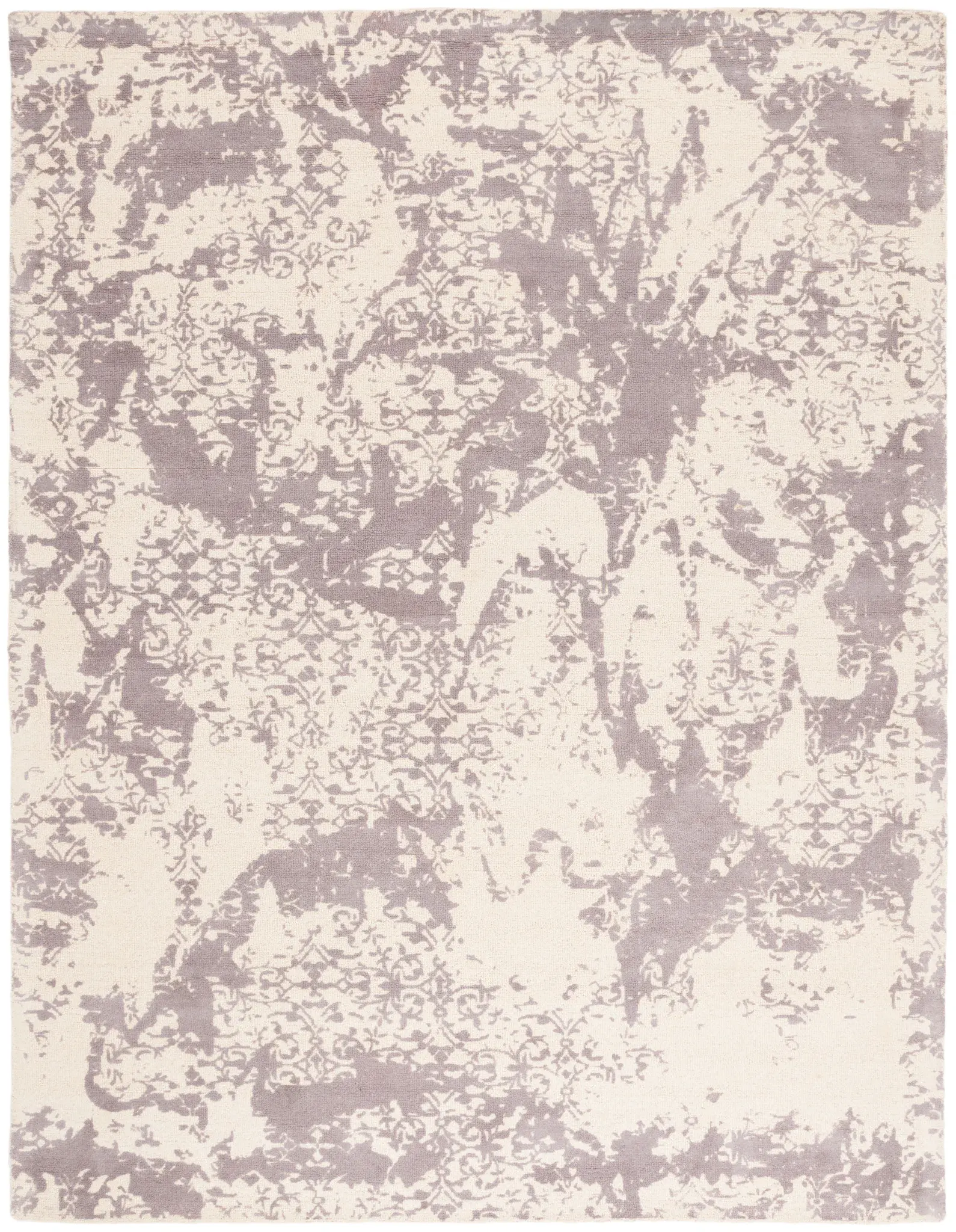 Restoration Vintage Modern Abstract Hand-Tufted Wool Rug