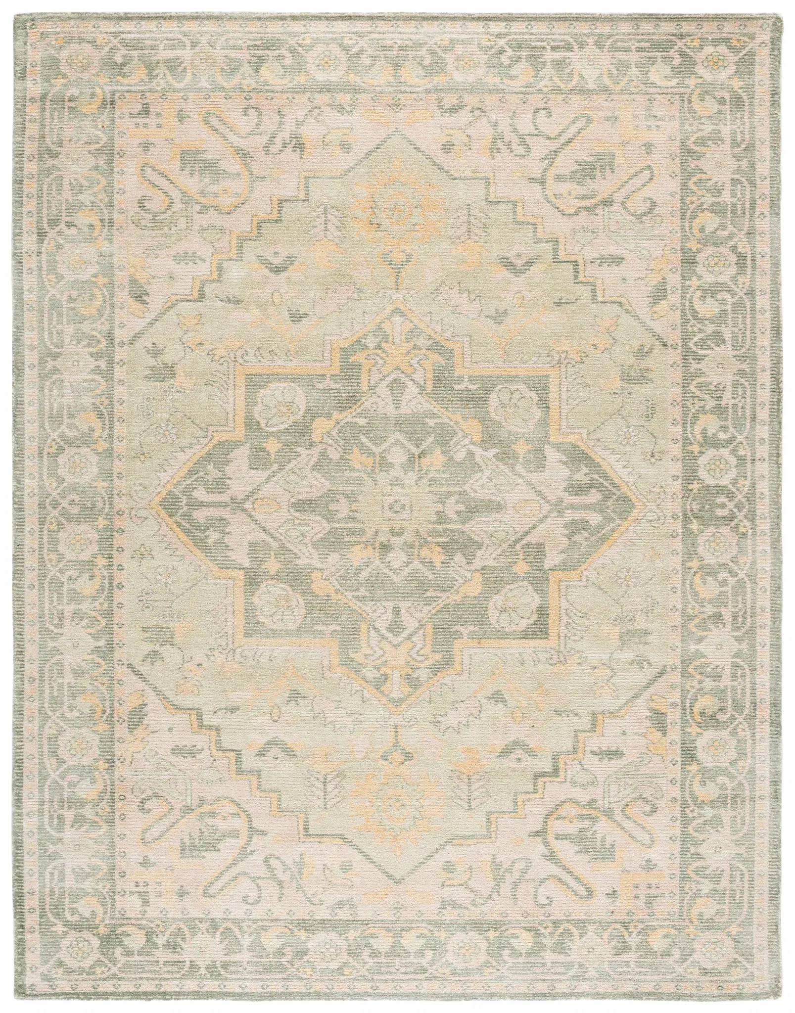 Restoration Vintage Traditional Medallion Rug