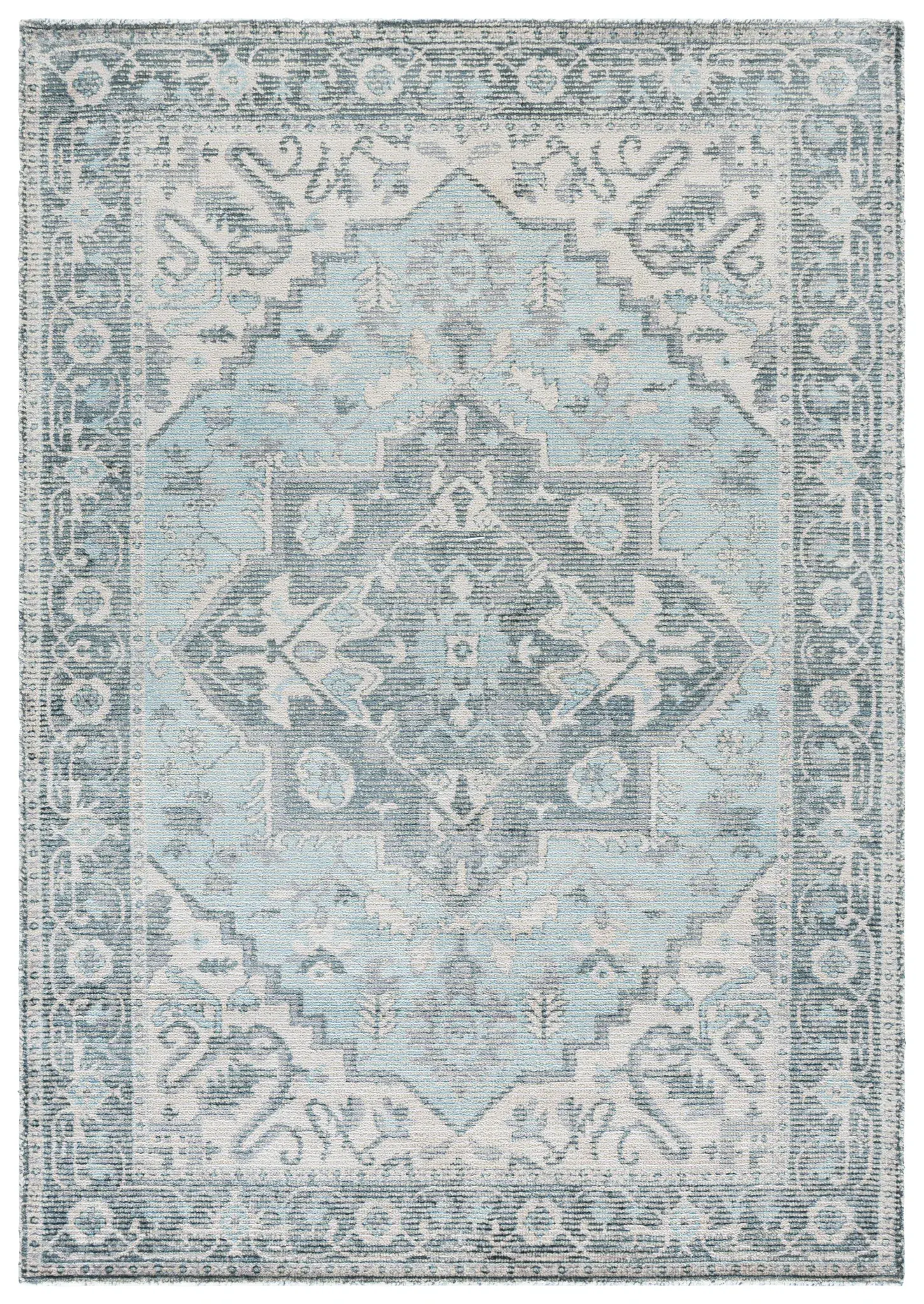 Restoration Vintage Traditional Medallion Rug