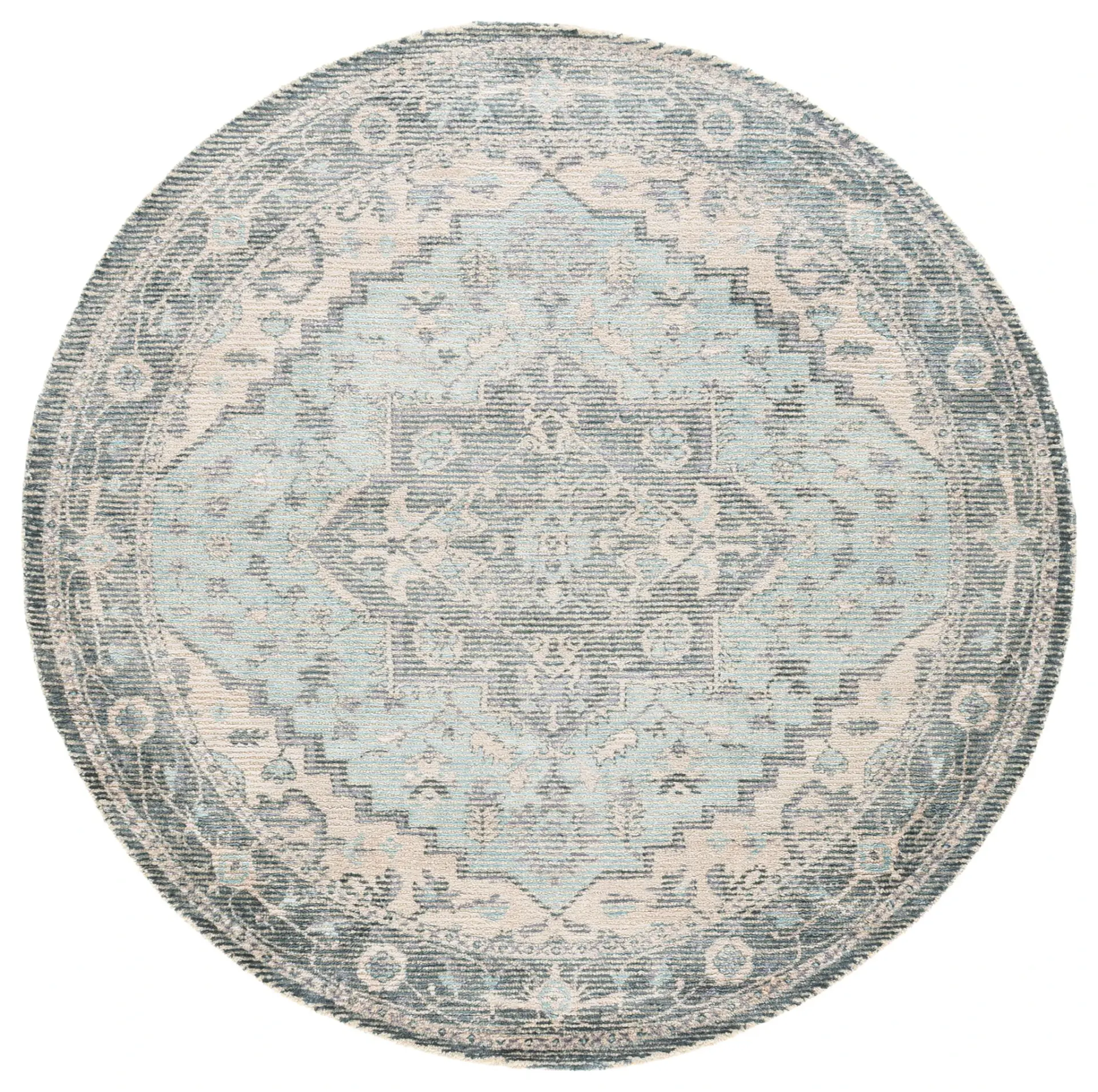 Restoration Vintage Traditional Medallion Rug