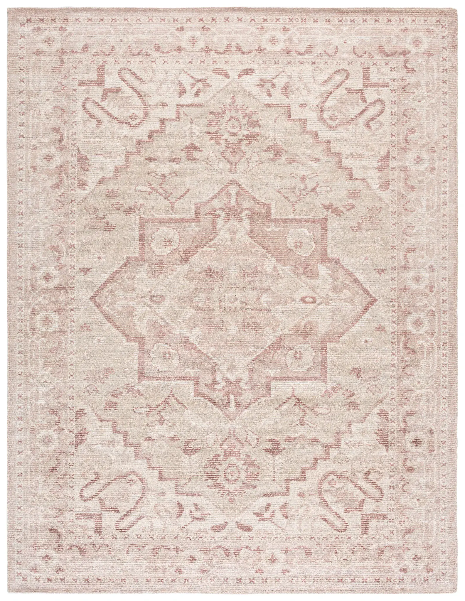 Restoration Vintage Traditional Medallion Rug