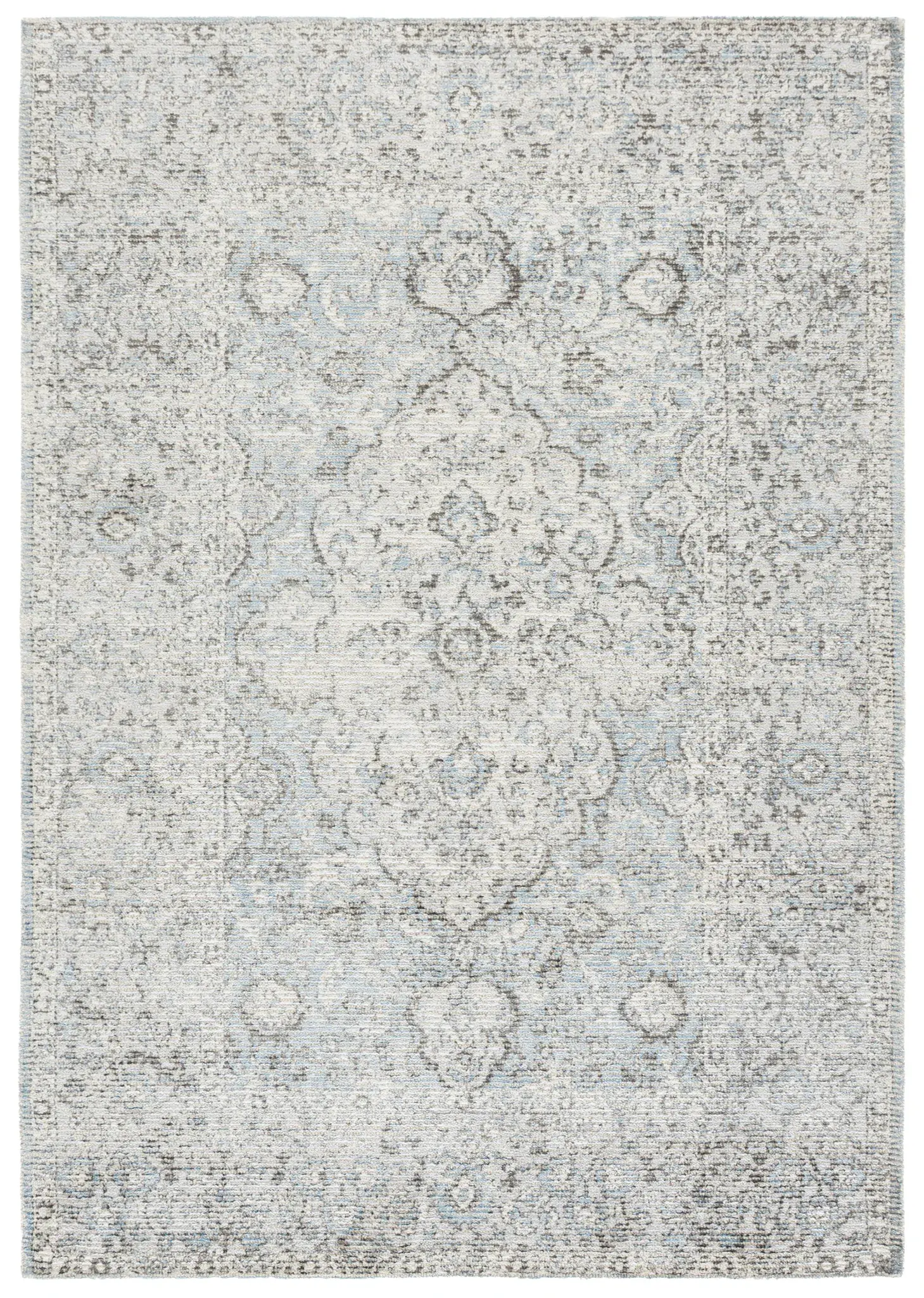 Restoration Vintage Traditional Medallion Hand-Loomed Wool Blend Rug