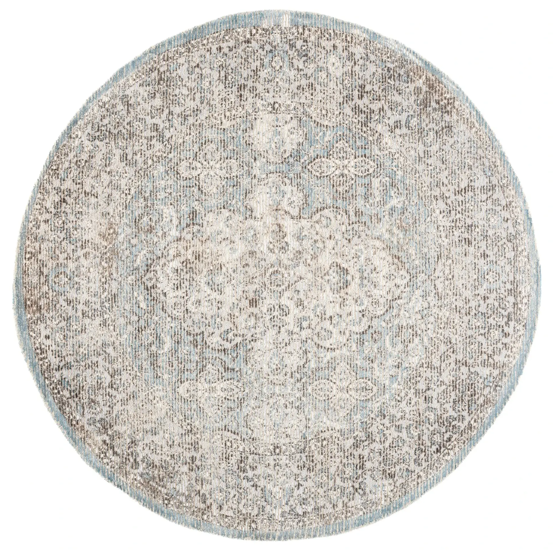 Restoration Vintage Traditional Medallion Hand-Loomed Wool Blend Rug