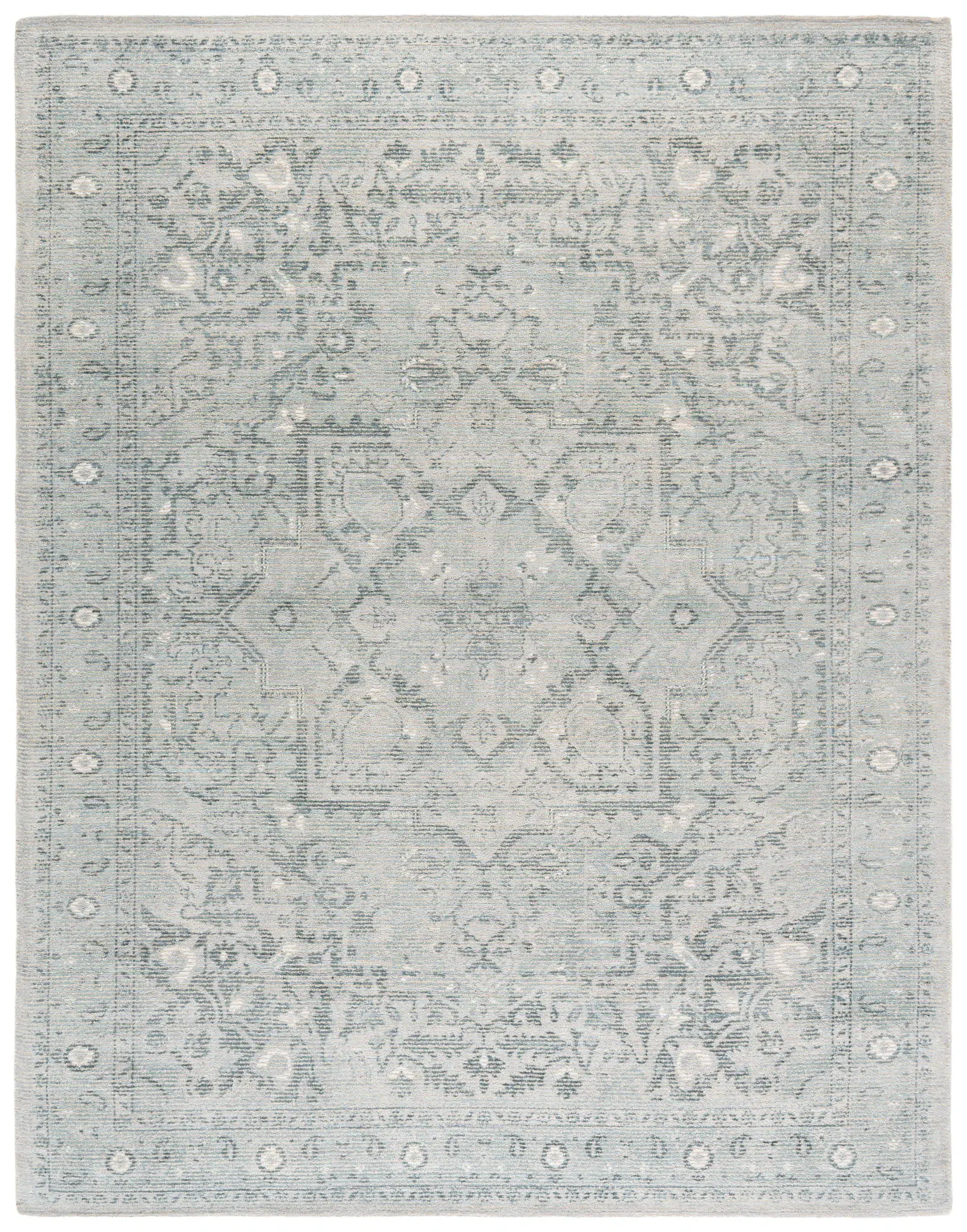 Restoration Vintage Traditional Medallion Hand-Loomed Rug
